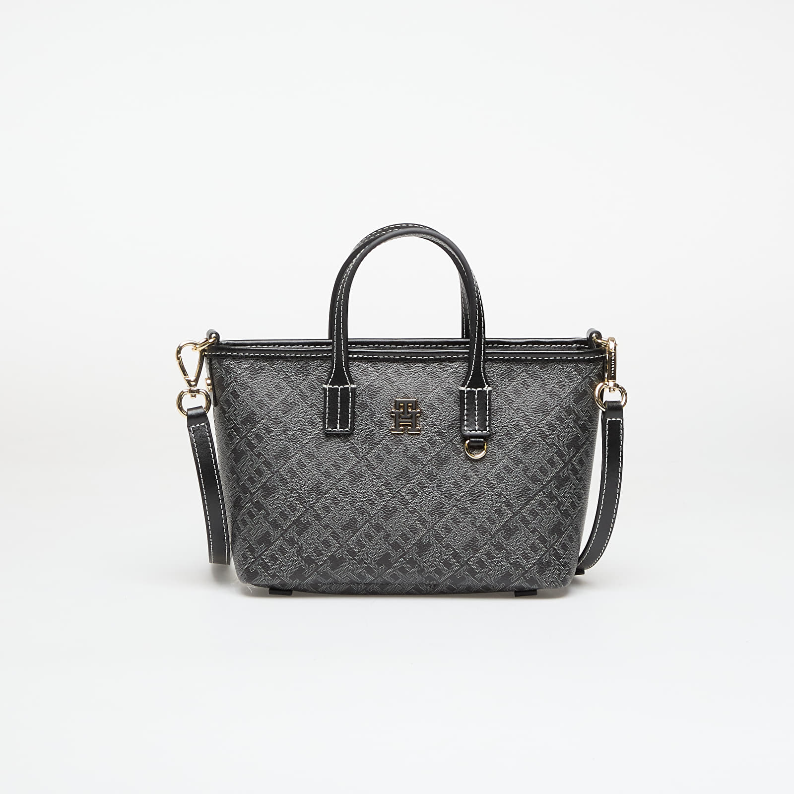 Käsilaukut Tommy Hilfiger Th Monoplay Le Nano Tote Black
