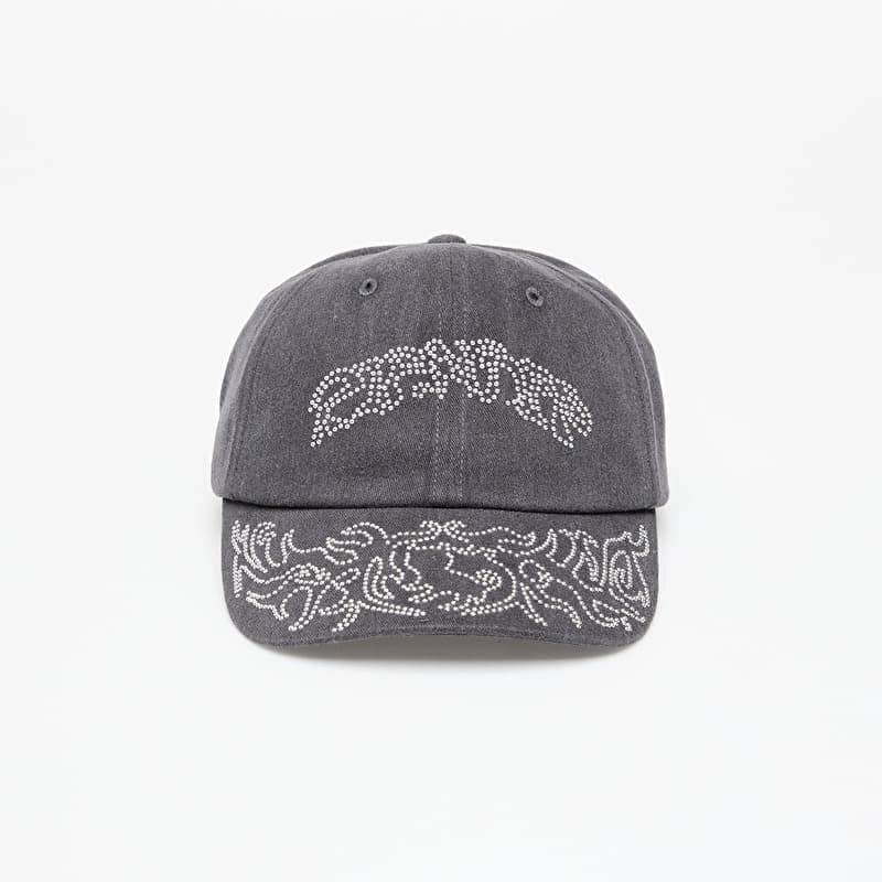 Hette RIPNDIP Pretty Flacko Distressed Dad Hat Black Vintage Wash