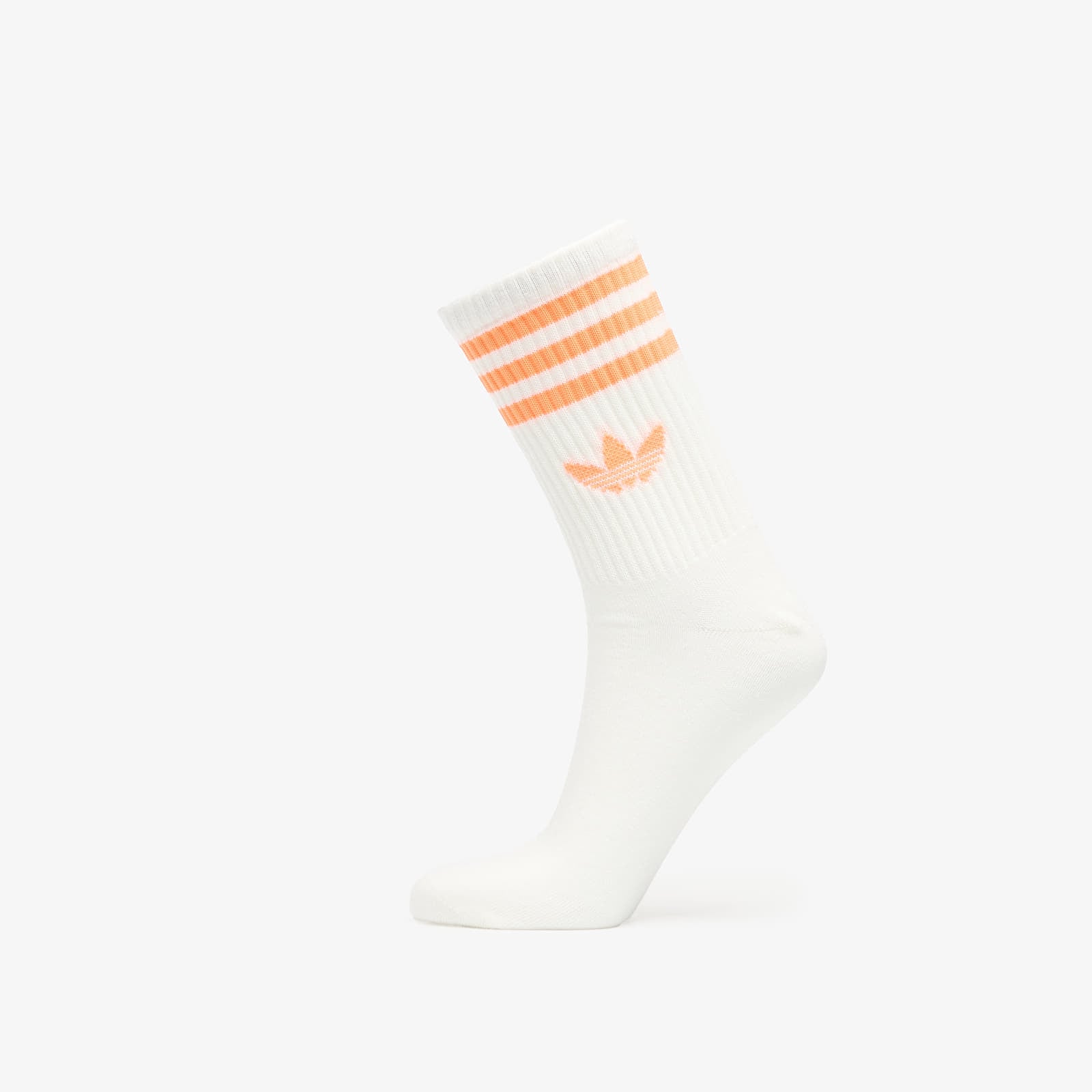 Pánské ponožky adidas 3S Crew Socks 3-Pack Off White/ Shock Pink/ Off White