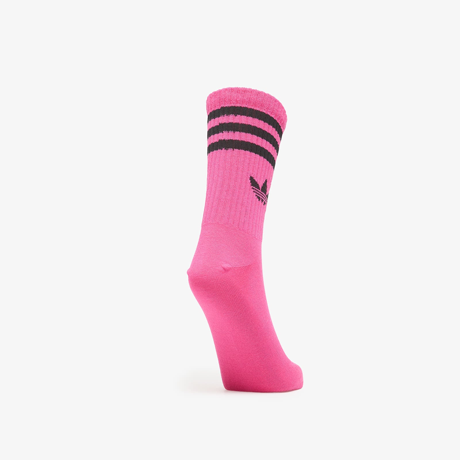 Pánské ponožky adidas 3S Crew Socks 3-Pack Off White/ Shock Pink/ Off White