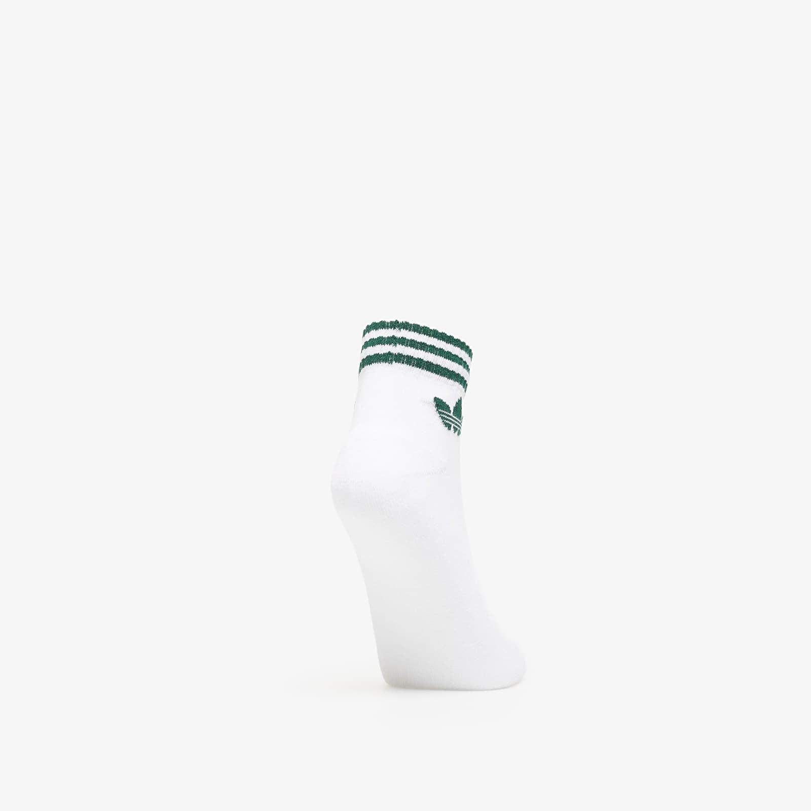 Pánské ponožky adidas 3S Ankle Socks 3-Pack White/ Auco/ Crsk/ Cgreen