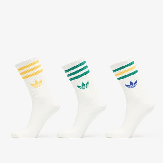 adidas 3S Crew Socks 3-Pack Off White/ Off White/ Off White