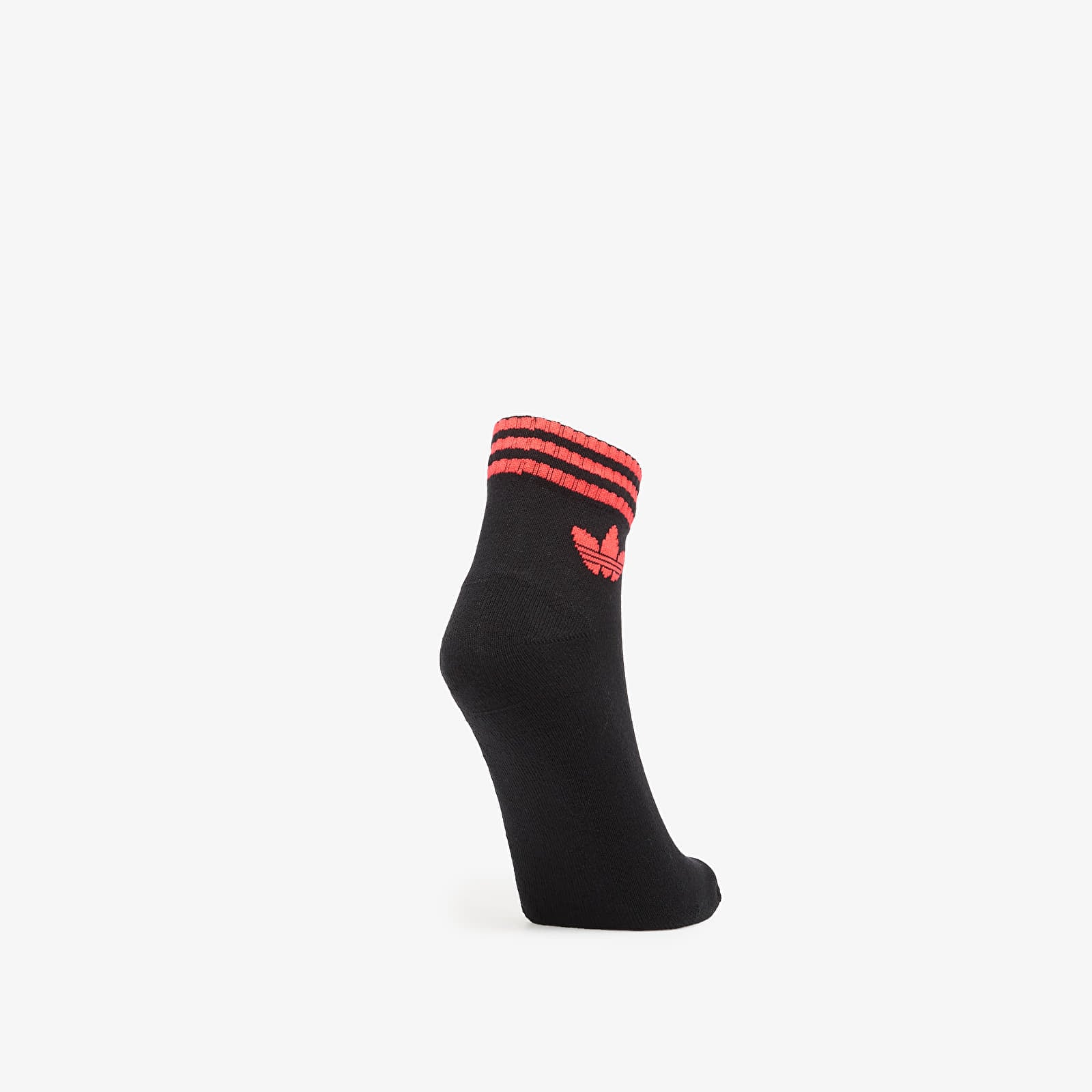 Pánské ponožky adidas 3S Ankle Socks 3-Pack Black/ White/ Lucid Red
