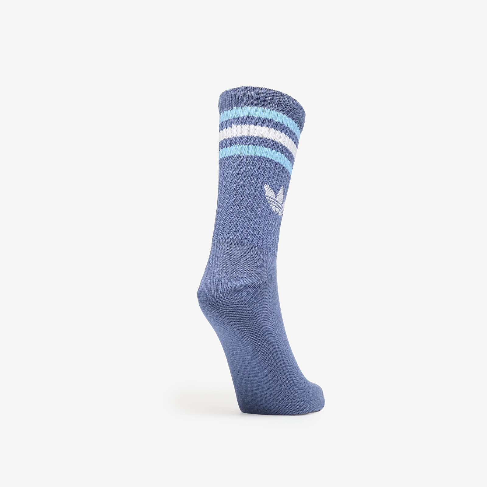 adidas 3S Crew Socks 3-Pack Creme Blue/ White/ White M