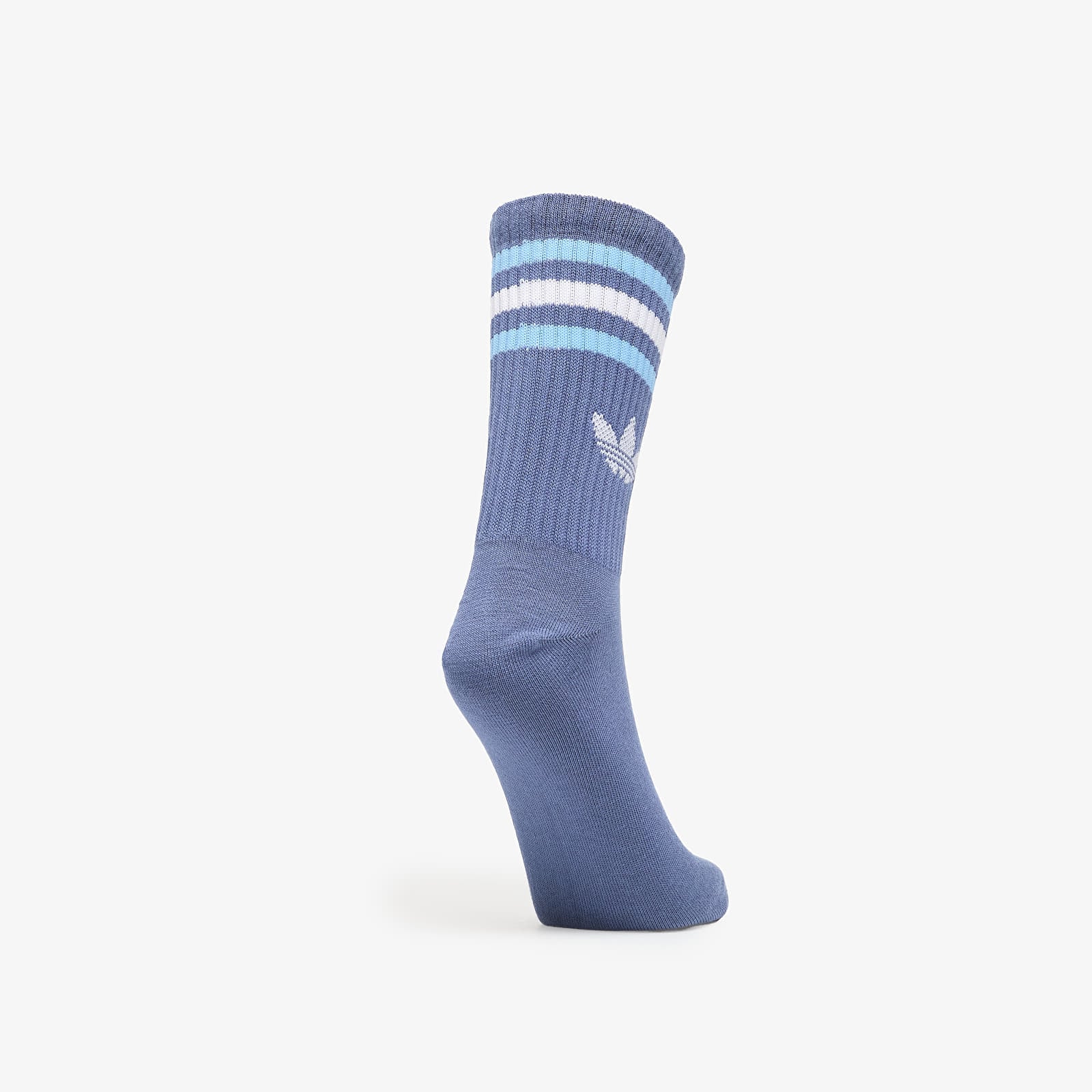 Pánské ponožky adidas 3S Crew Socks 3-Pack Creme Blue/ White/ White