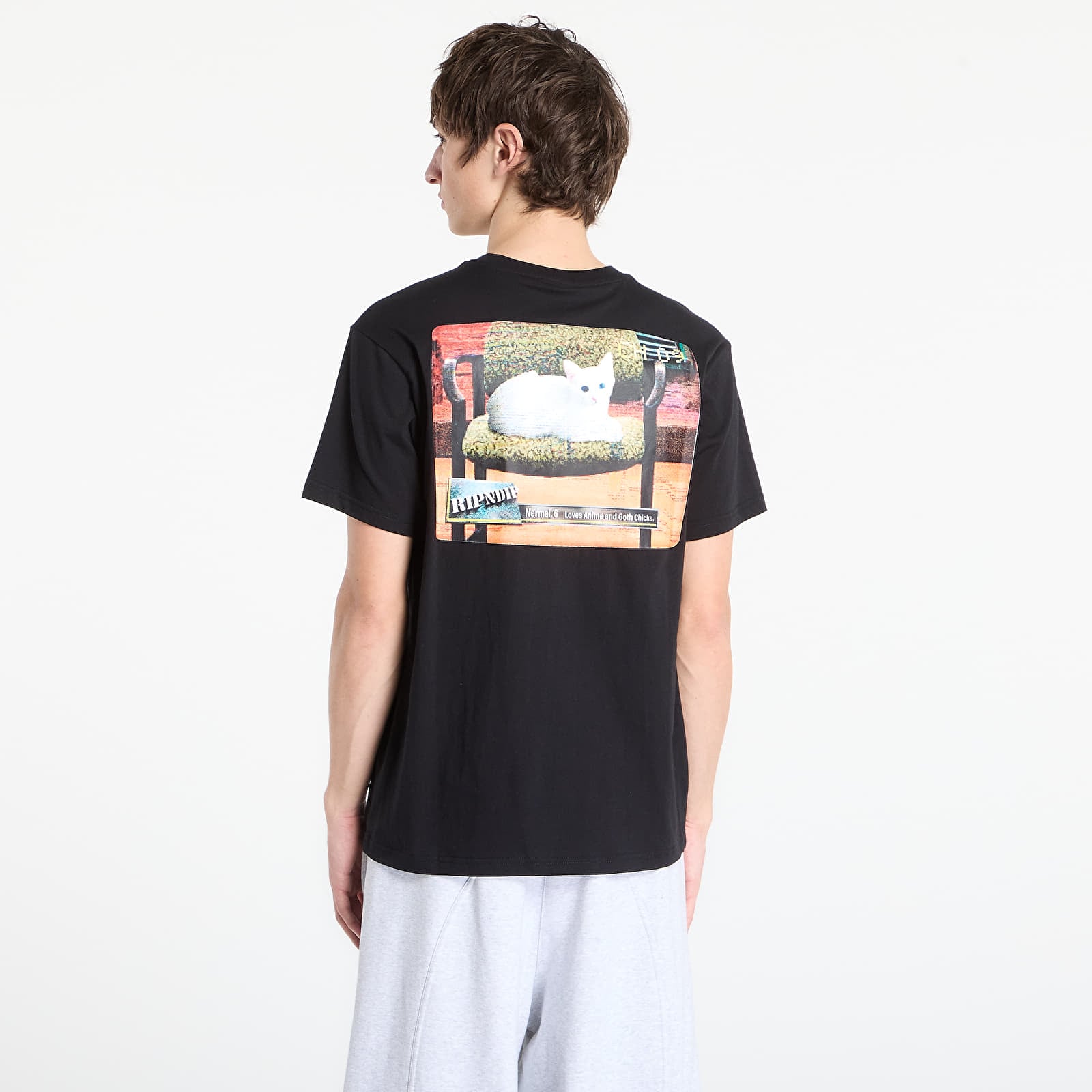 Majice i košulje RIPNDIP Talk Show Tee Black Vintage Wash