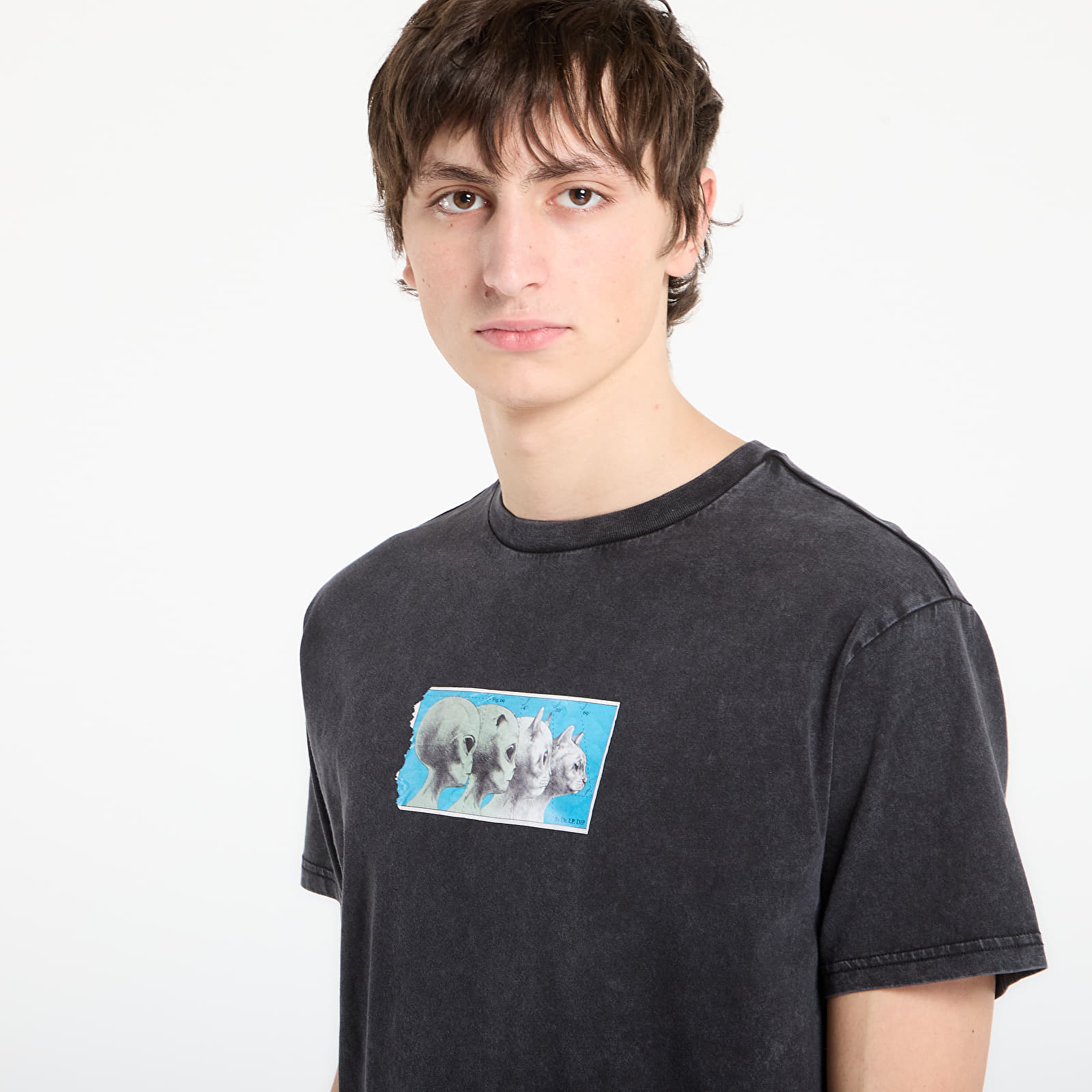 Tricouri  RIPNDIP Nerm Geo Tee Black Vintage Wash