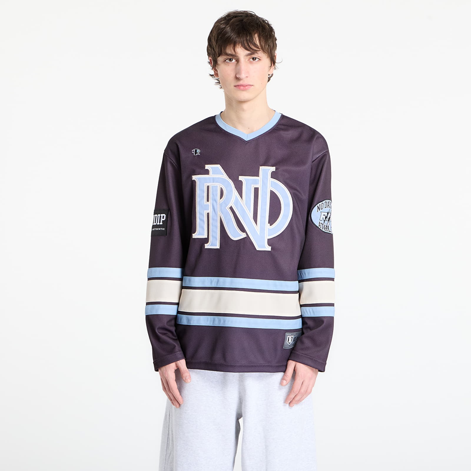 Jerseuri RIPNDIP No Days Off Hockey Jersey Plum