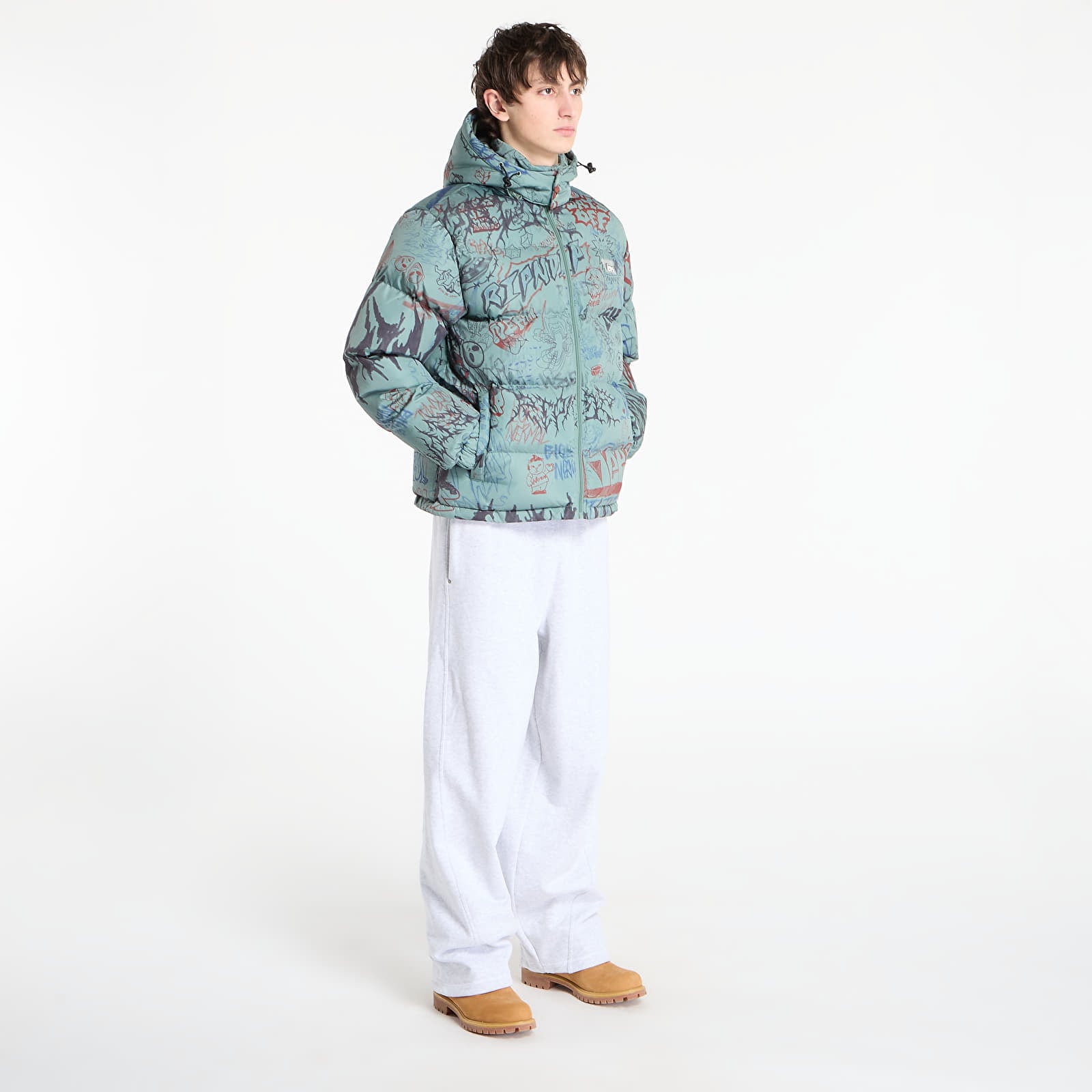 Geci RIPNDIP Marker Puffer Jacket Black/ Charcoal