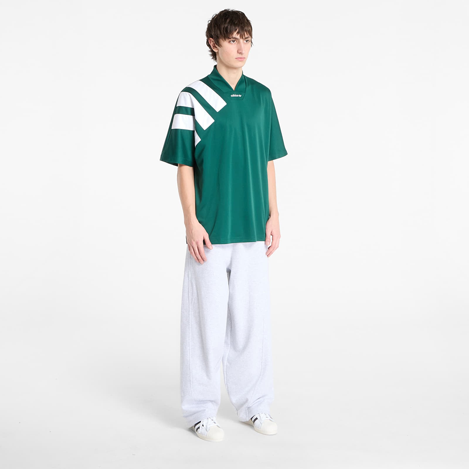 Dresy adidas Ftbl Jrsy Collegiate Green/ White