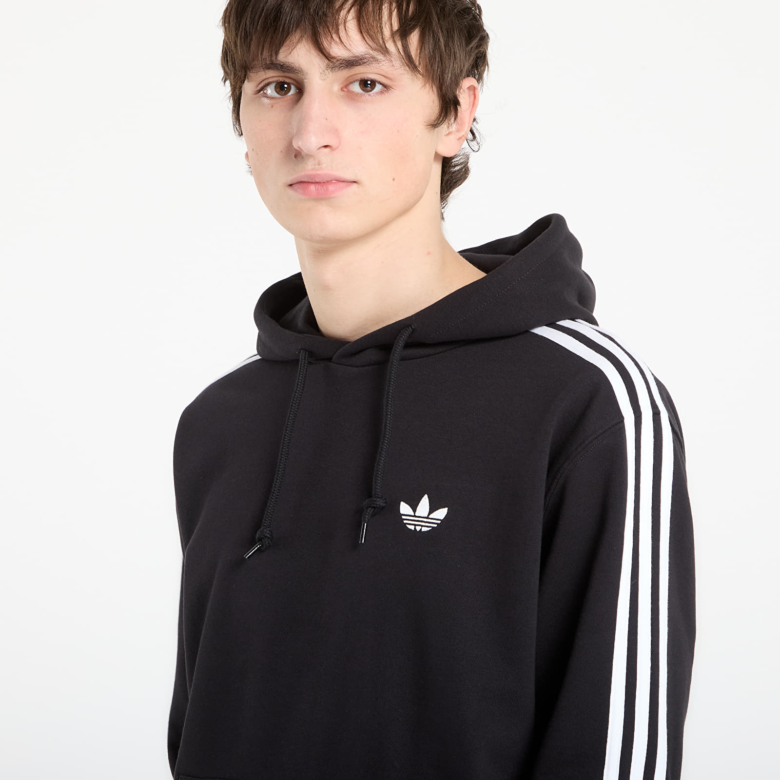 Herren-Sweatshirts adidas 3S Hd Black