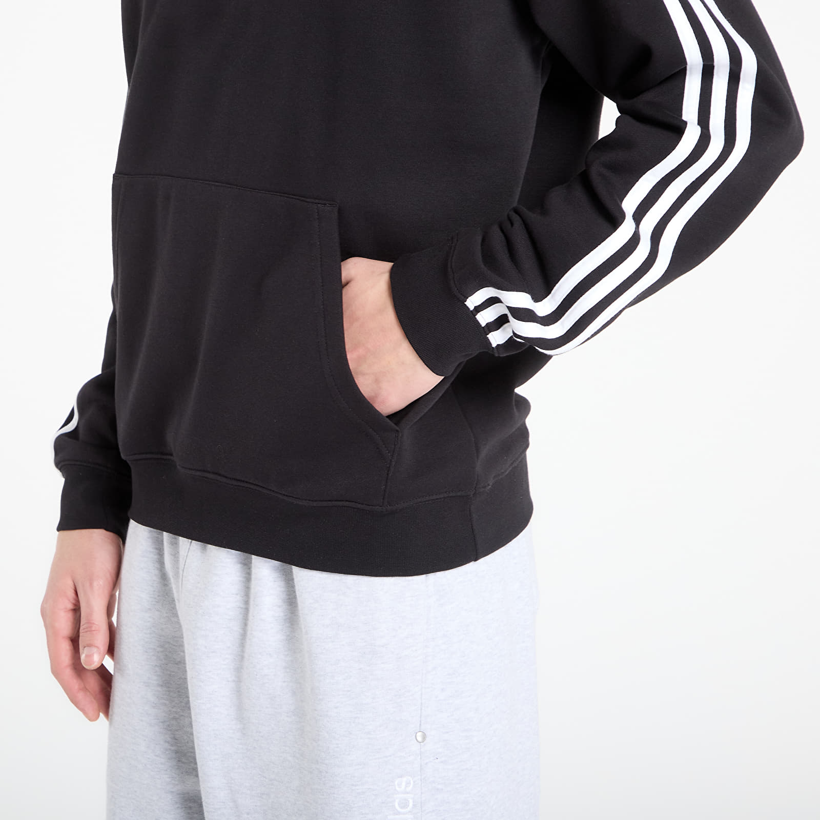 Herren-Sweatshirts adidas 3S Hd Black