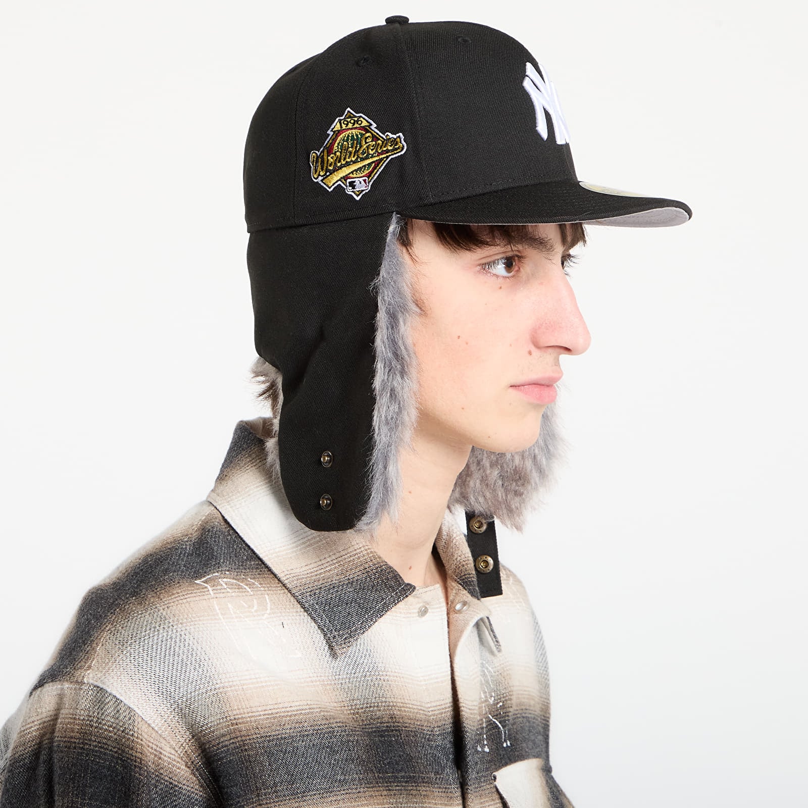 Mützen für Männer New Era 59FIFTY MLB New York Yankees Dogear World Series Black