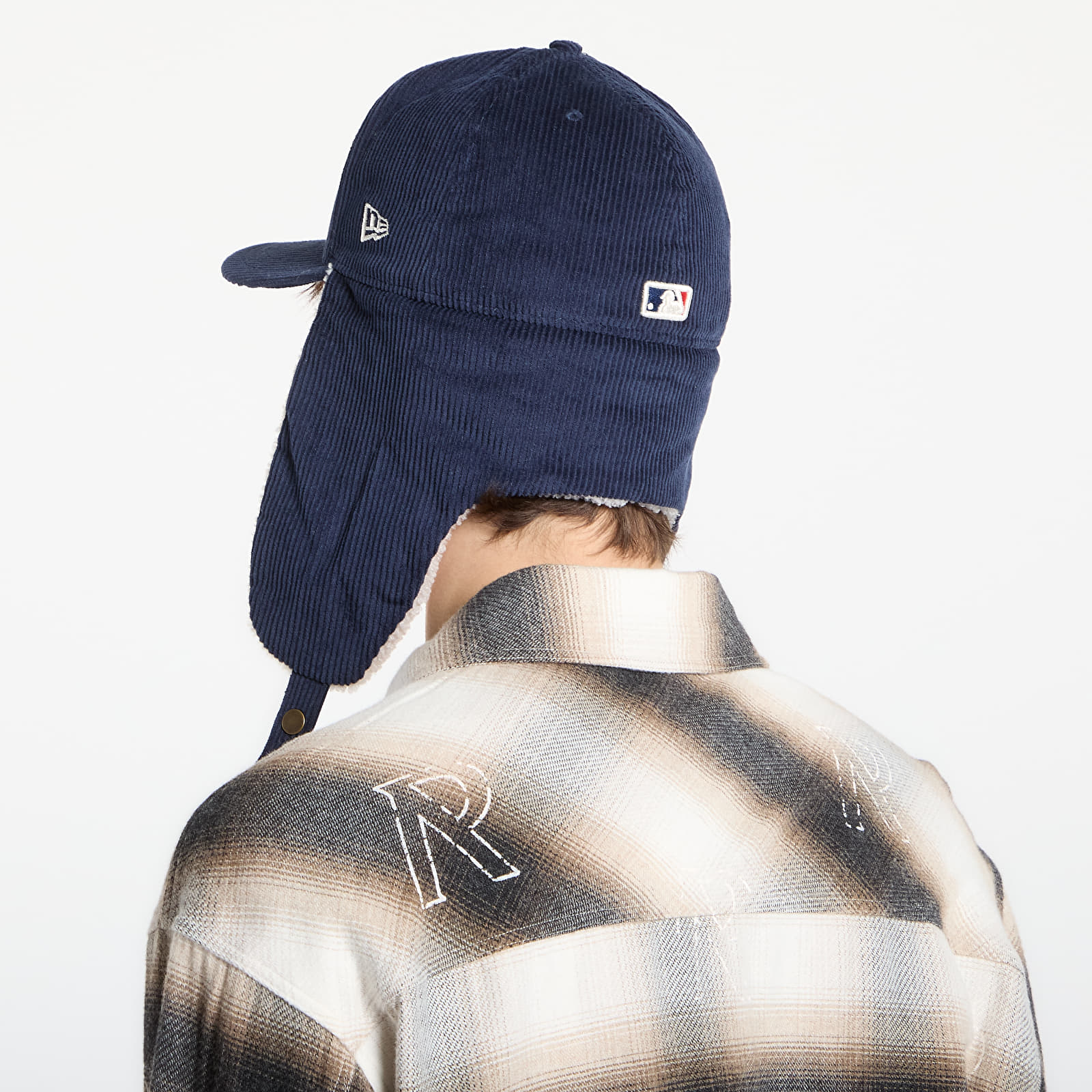 Cappellini da uomo New Era 59FIFTY MLB New York Yankees Dogear Cord Navy/ Chrome White