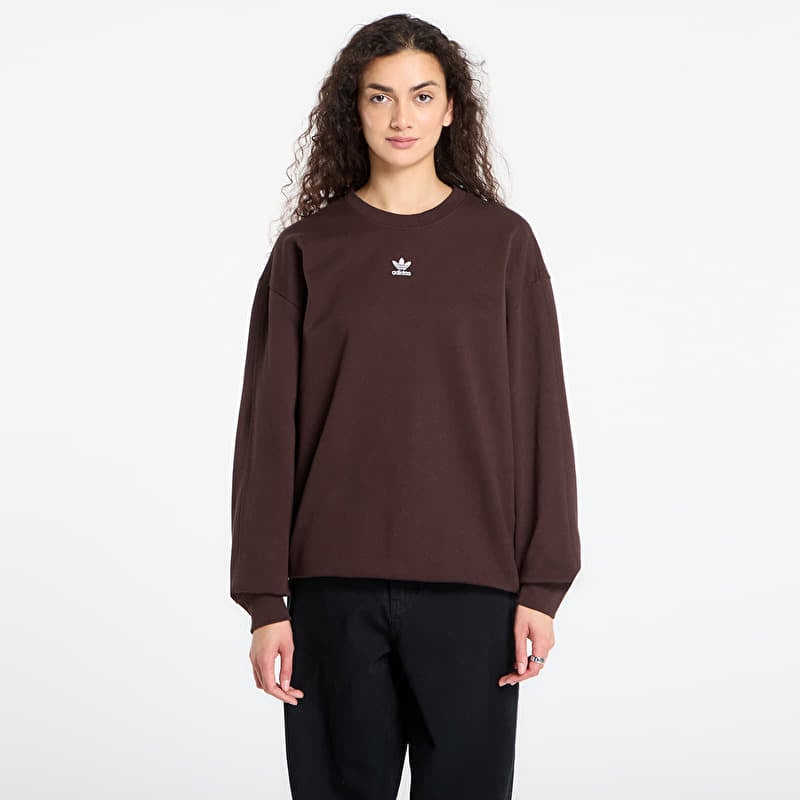 Hoodica adidas Essentials Oversized French Terry Sweatshirt Aurora Coffee