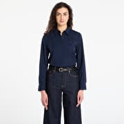 Tommy Hilfiger Cotton Stretch Regular Ls Shirt Dark Blue