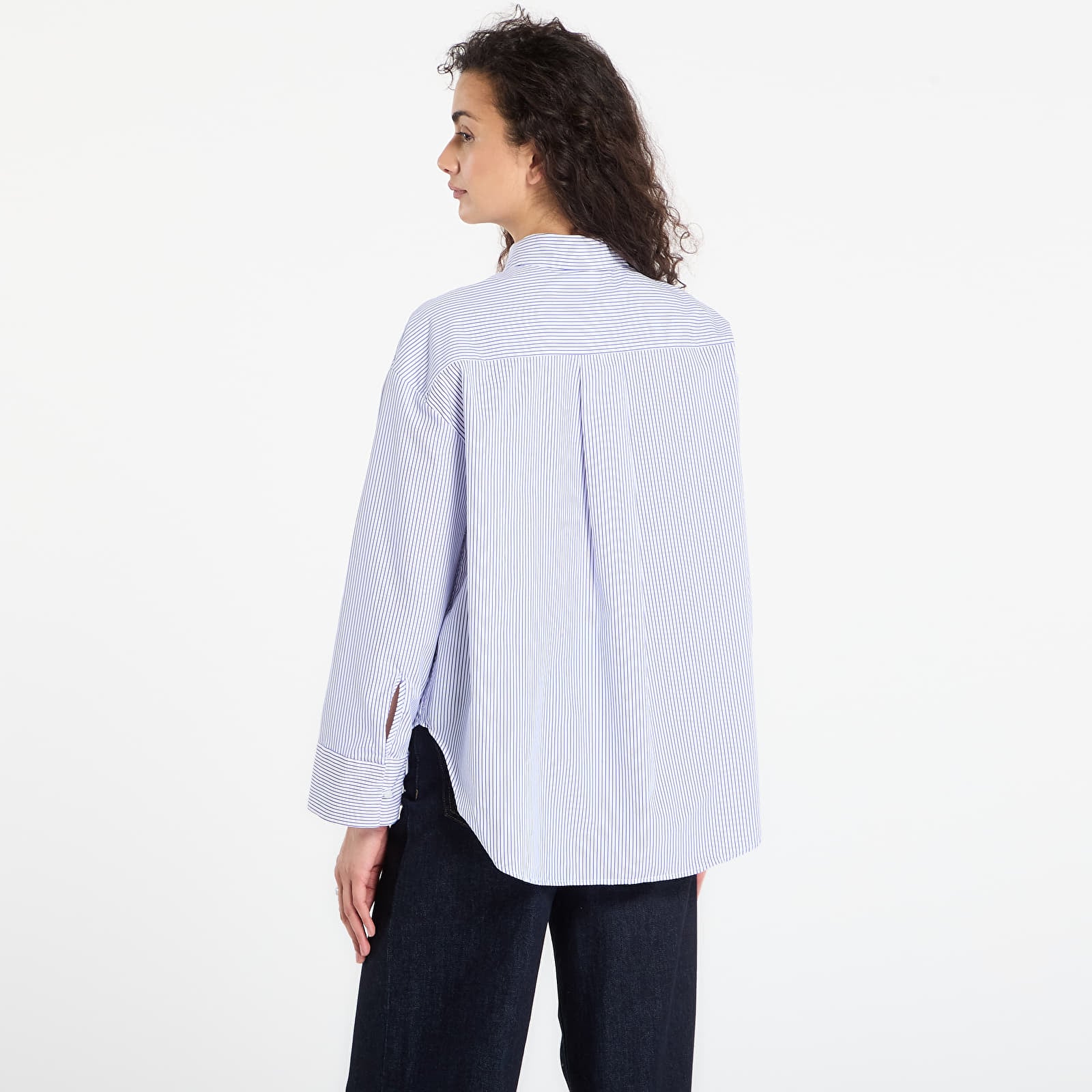 Chemises Tommy Hilfiger New Poplin Modern Fit Shirt Hugh Stp/ Blue