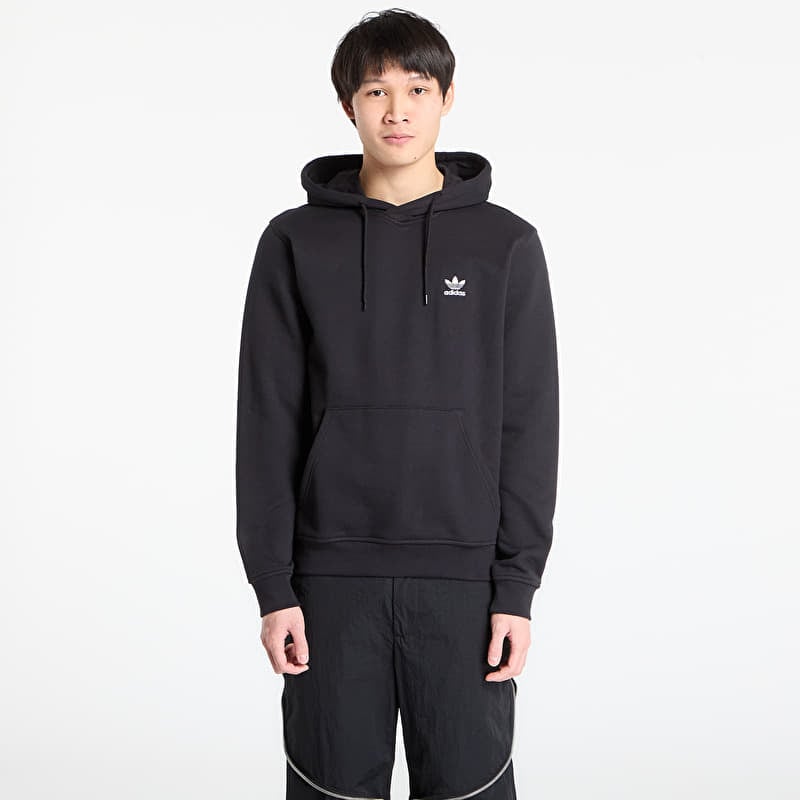 Sweatshirt adidas Trefoil Essentials Hoodie French Terry Black
