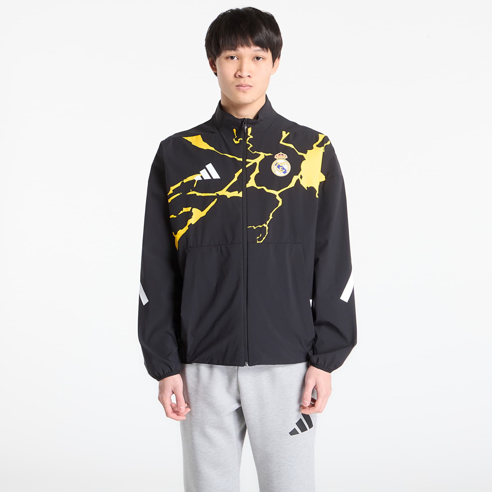 Herrenjacken adidas Real Anth Jacket Black