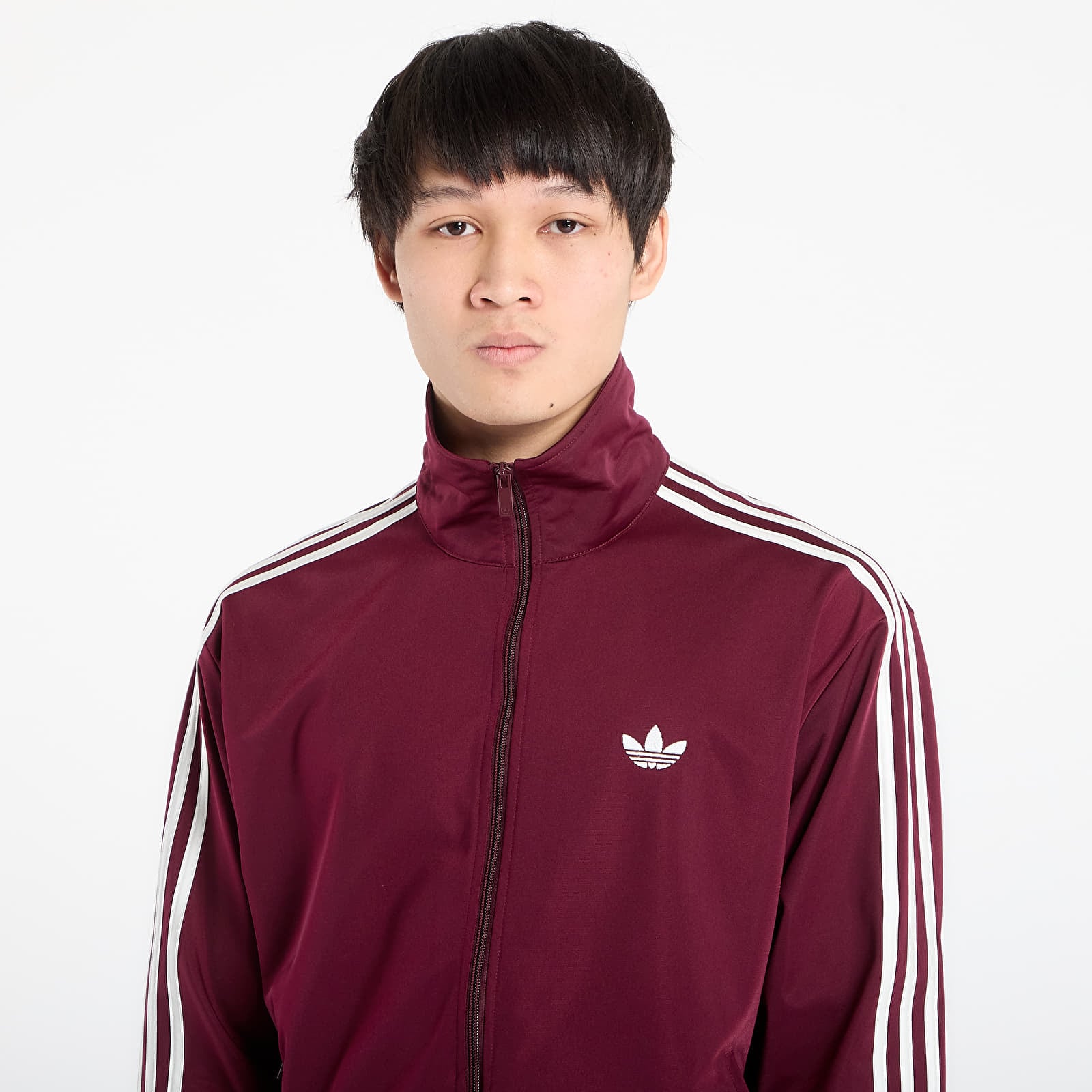 Pánske mikiny adidas Firebird Tt Maroon/ Off White