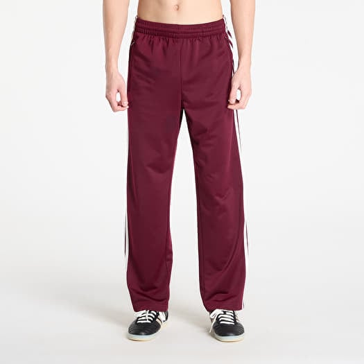 adidas Firebird Track Pants Maroon/ Off White