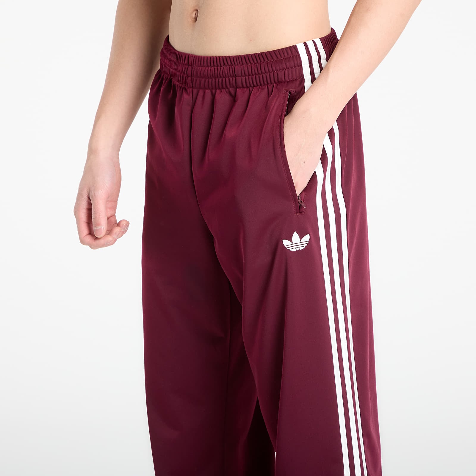 Pánské kalhoty adidas Firebird Track Pants Maroon/ Off White