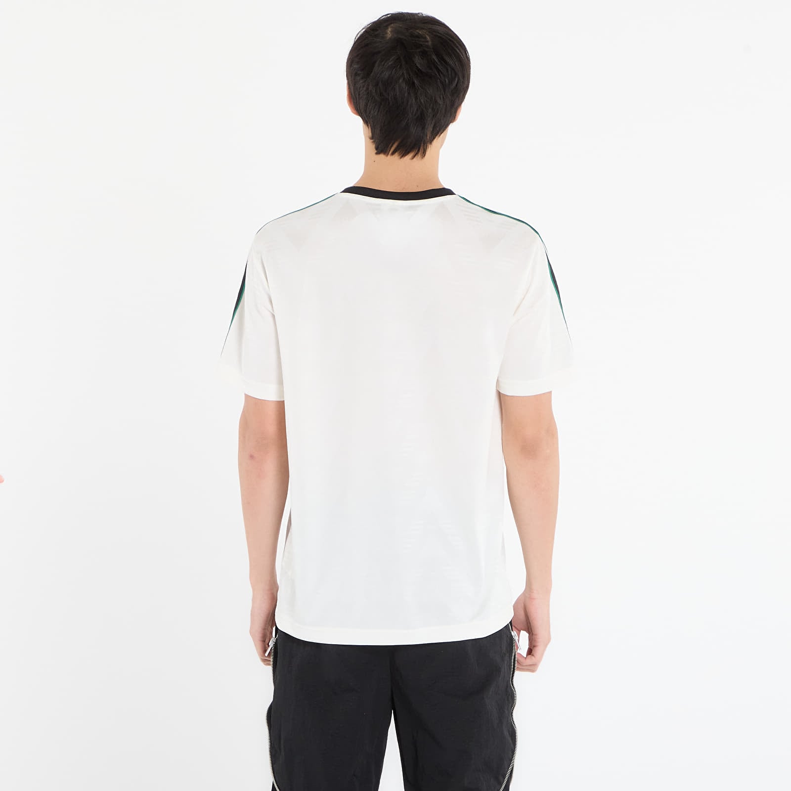 T-Shirts Männer adidas Jacquard Jersey Off White