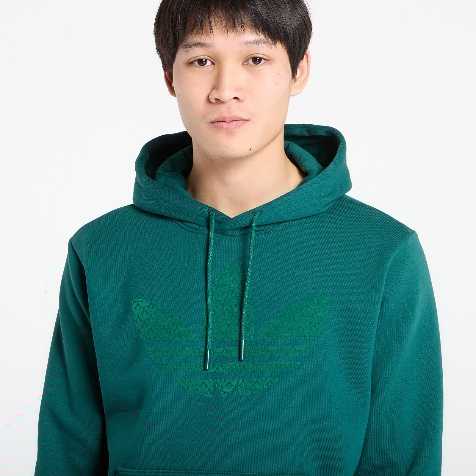 Meeste kampsunid adidas Monogram Hoodie Collegiate Green