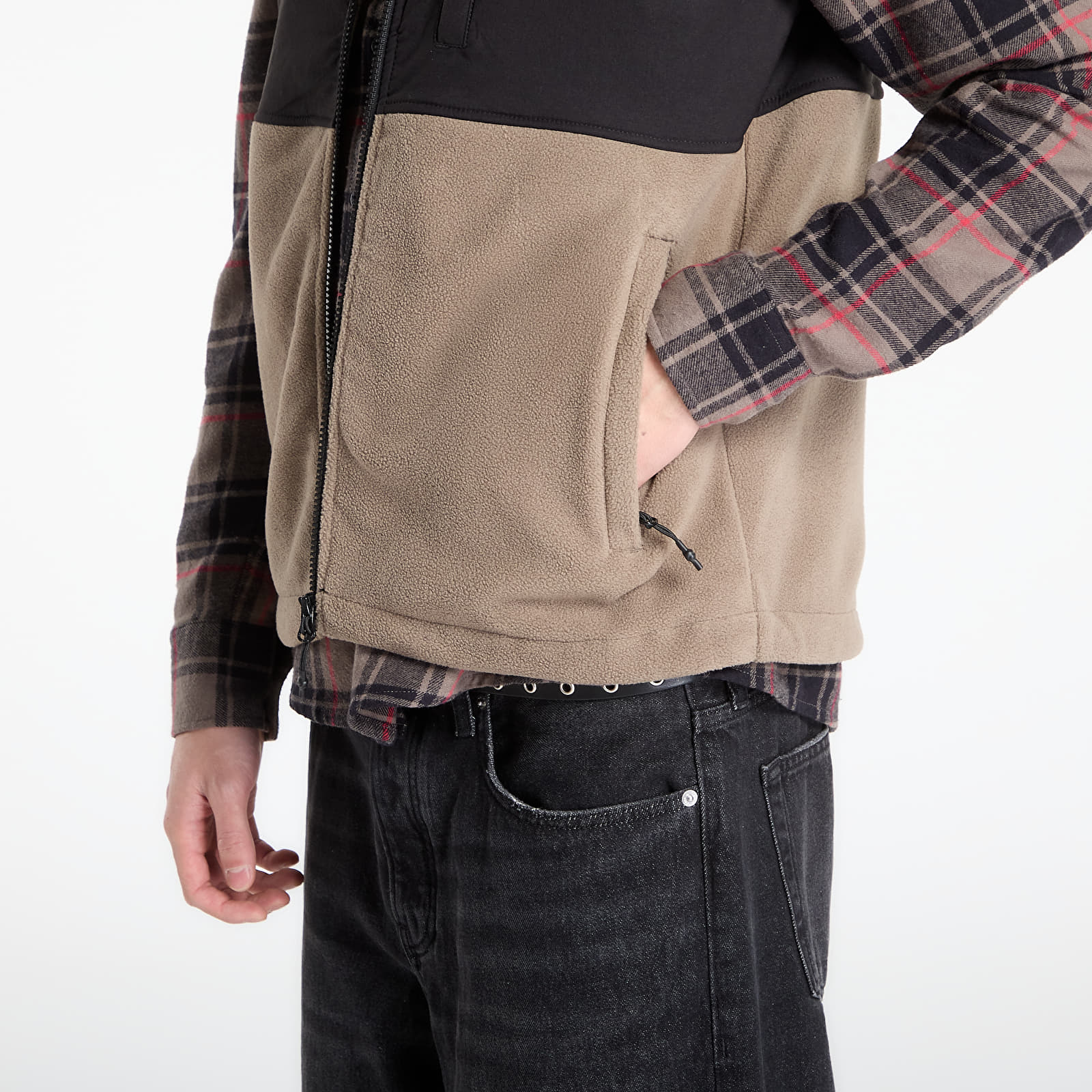 Miesten liivit Horsefeathers Duval Fleece Vest Taupe