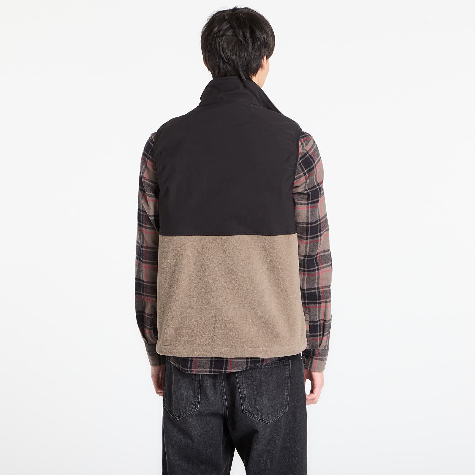 Miesten liivit Horsefeathers Duval Fleece Vest Taupe