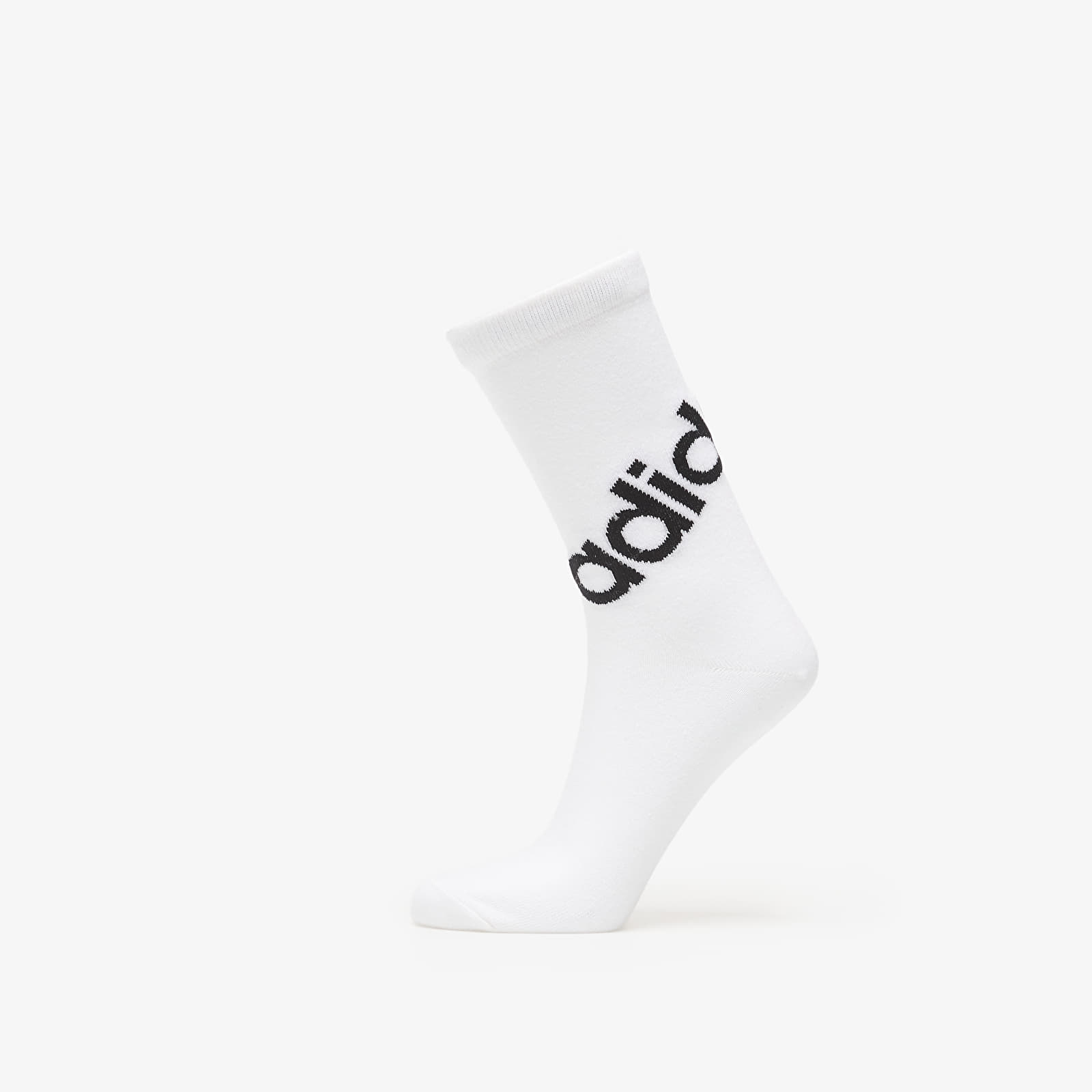 Vīriešu zeķes adidas Linear Crew Sock 2P Black/ White