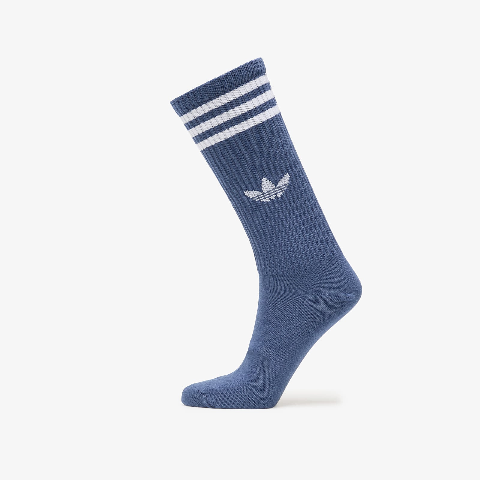 Men's socks adidas 3S High Cr S 3P White/ Navy Marine/ Black