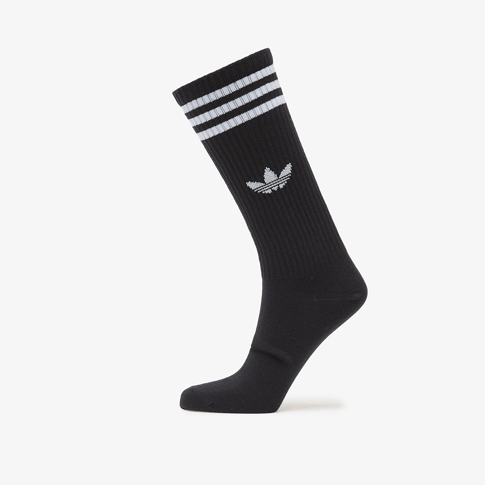 Men's socks adidas 3S High Cr S 3P White/ Navy Marine/ Black