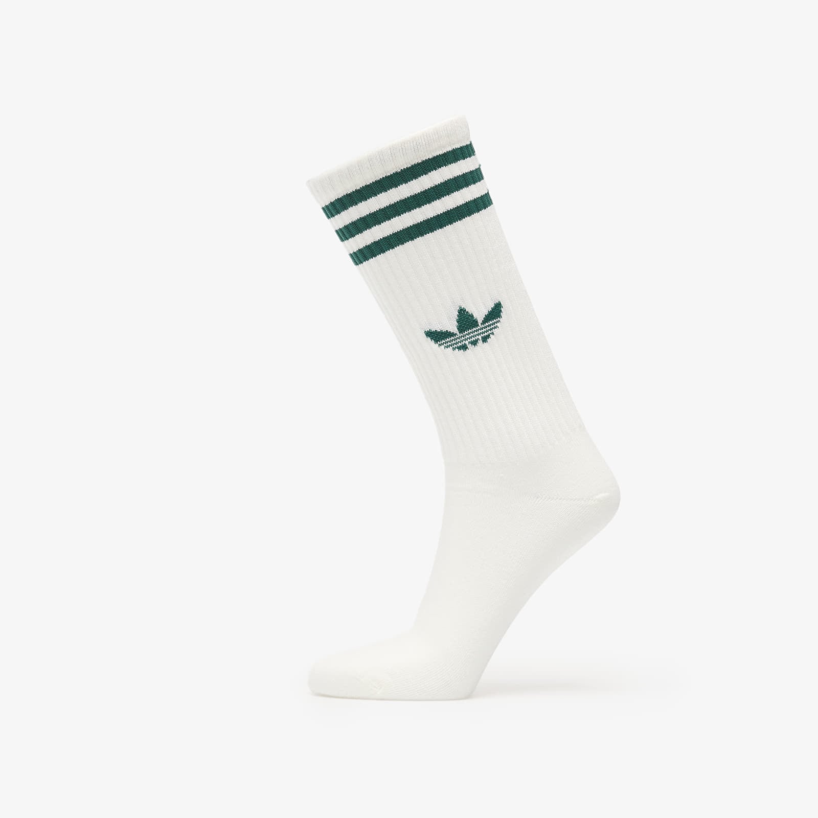 Men's socks adidas 3S High Cr S 3P Off White/ Off White/ Off White