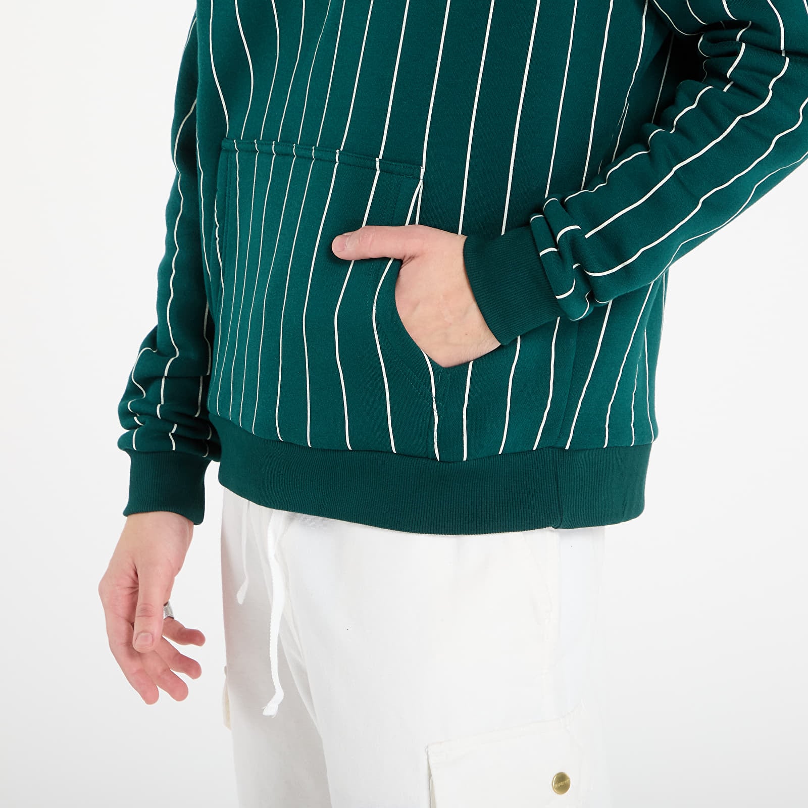 Hættetrøjer og sweatshirts Karl Kani Small Signature Essential Pinstripe Hoodie Green