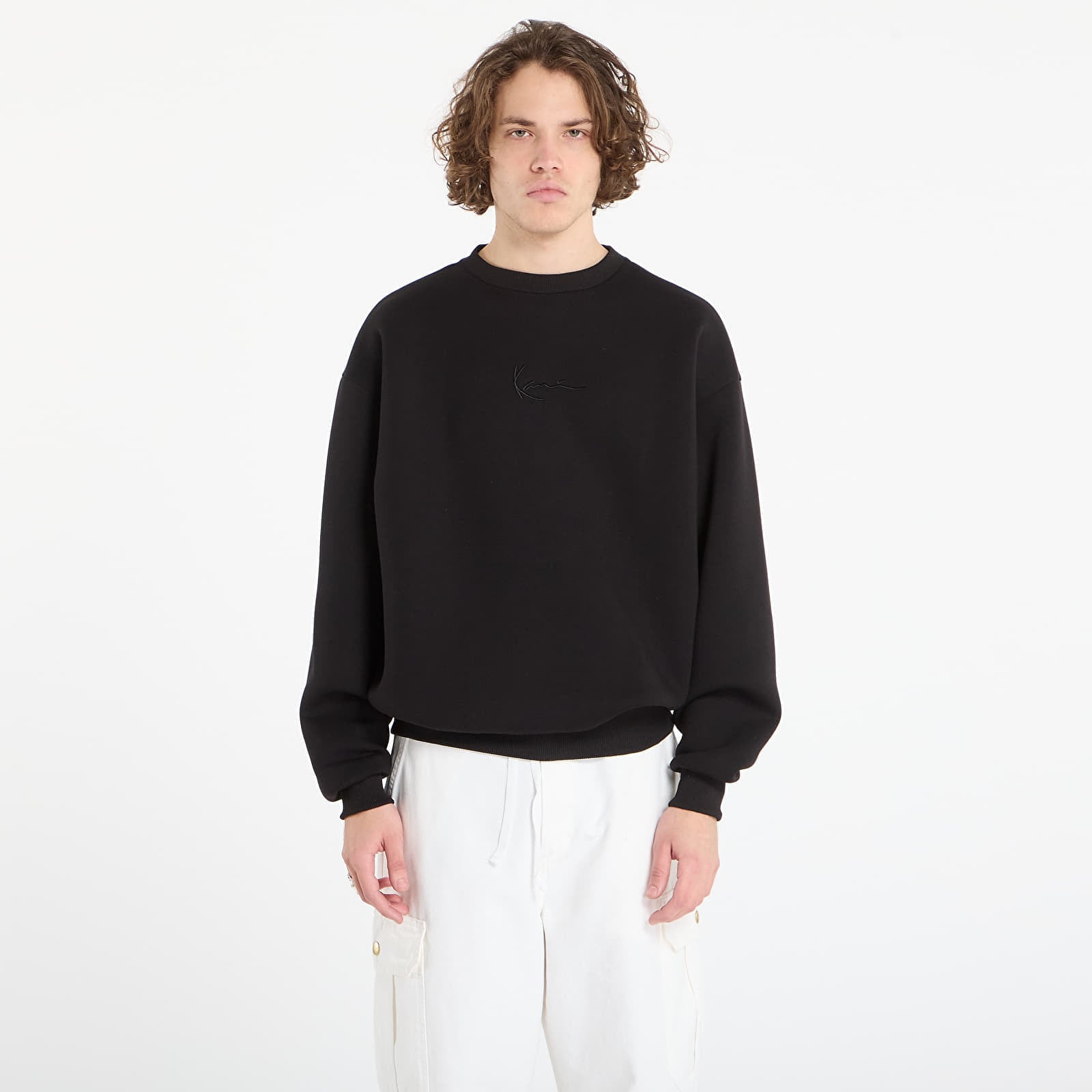Суитшърт Karl Kani Signature Scuba Os Crewneck Black XL