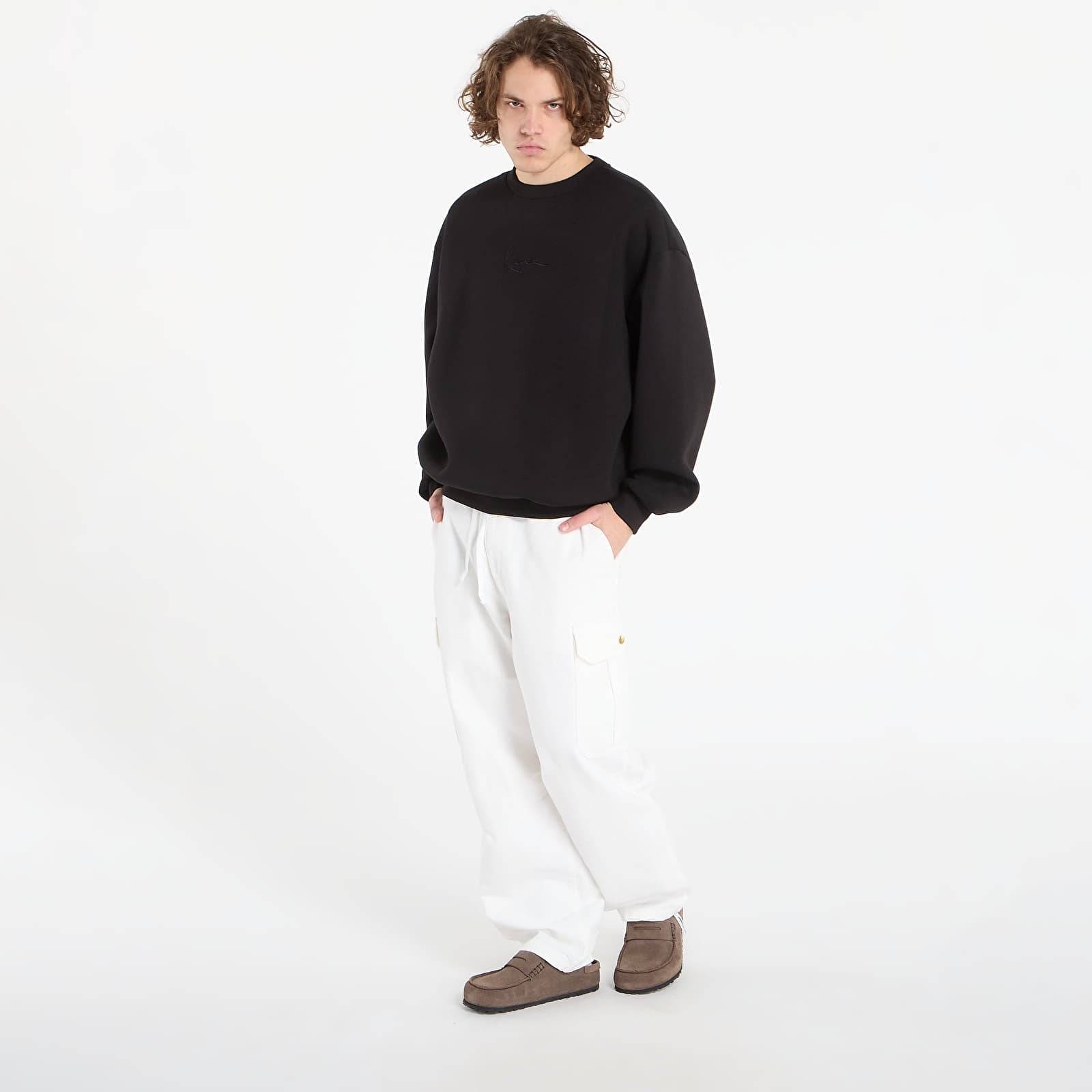 Толстовки та реглани Karl Kani Signature Scuba Os Crewneck Black