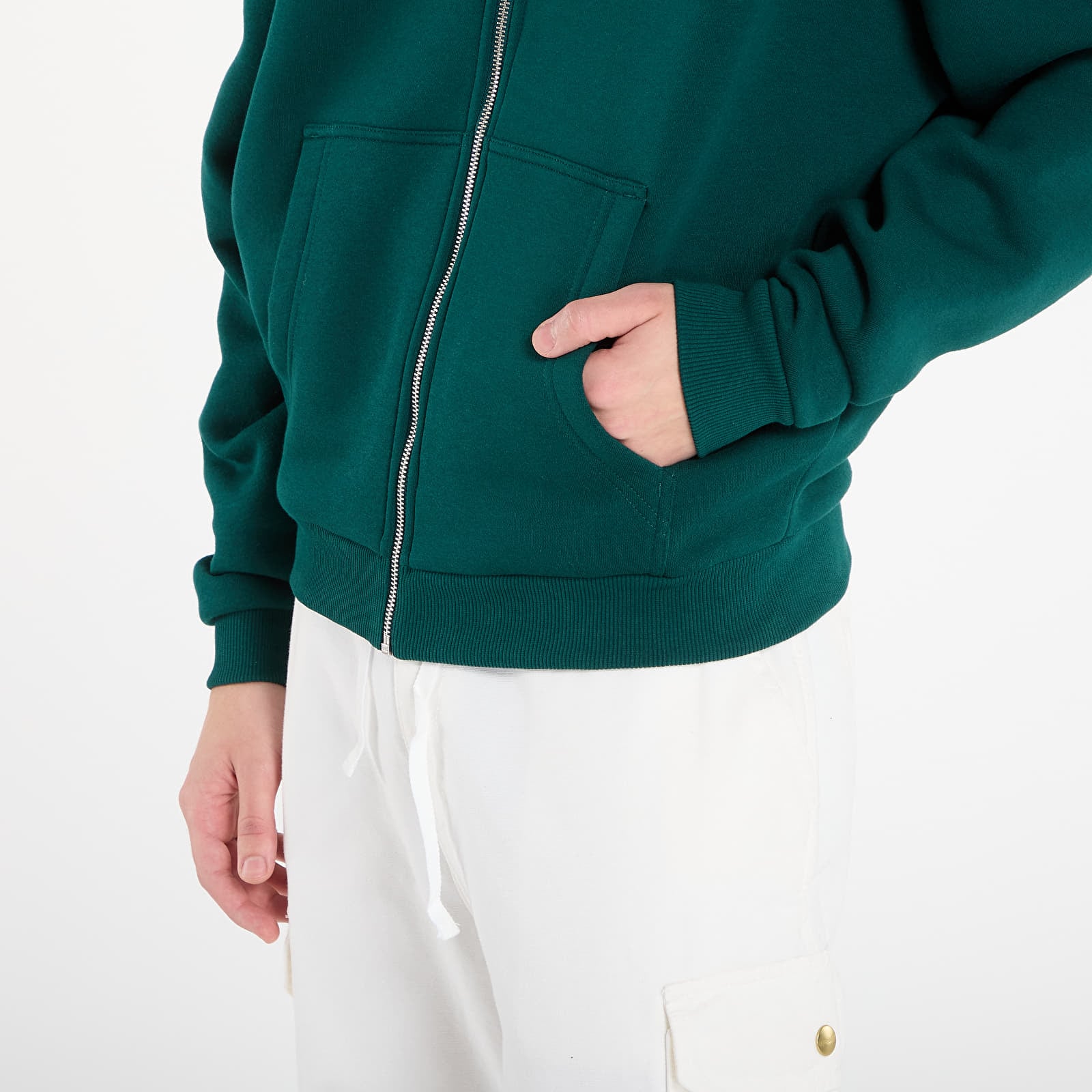 Hoodies and sweatshirts Karl Kani Small Signature Essential Os Zip Hoodie Green