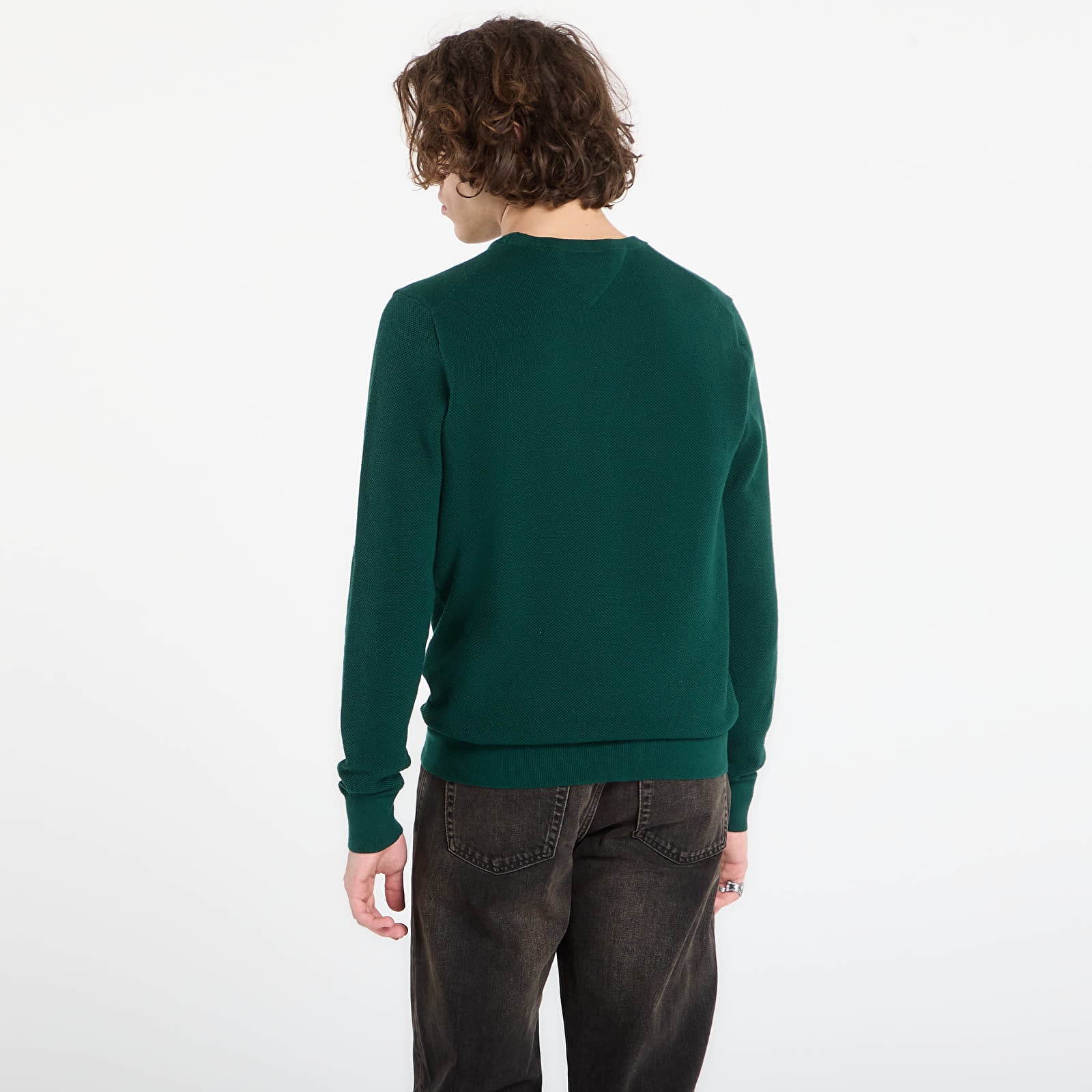 Maglioni Tommy Hilfiger Essential Structure Crew Neck Ornamental Green Heather
