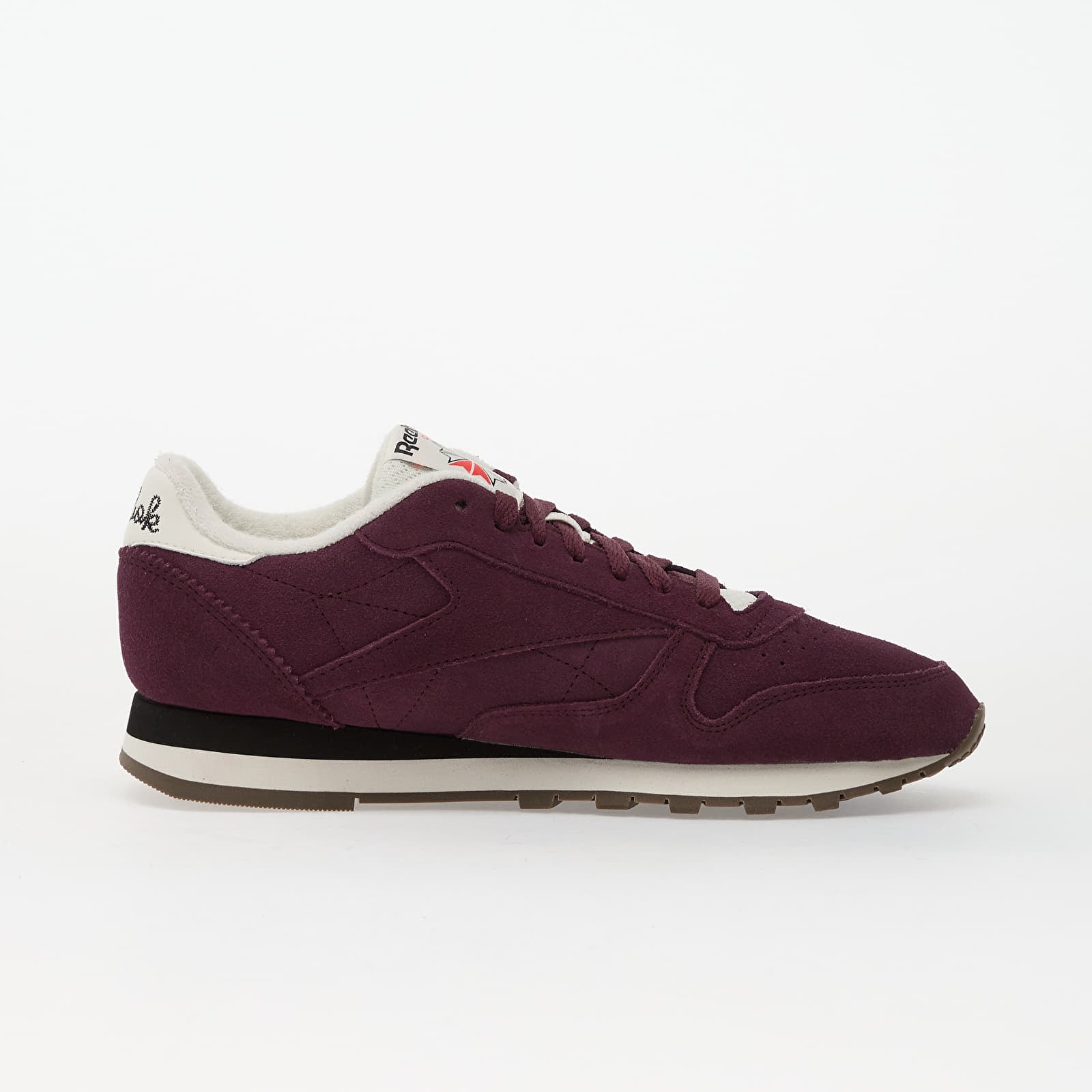 Pánské tenisky a boty Reebok Classic Leather Black Cherry/ Chalk/ Black