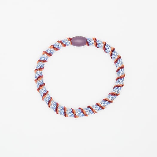 KKNEKKI Slim Hair Tie Mix Skyblue Teracotta Velvet