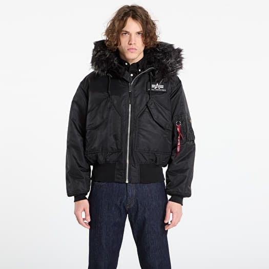 Bunda Alpha Industries 45P Hooded Custom Black