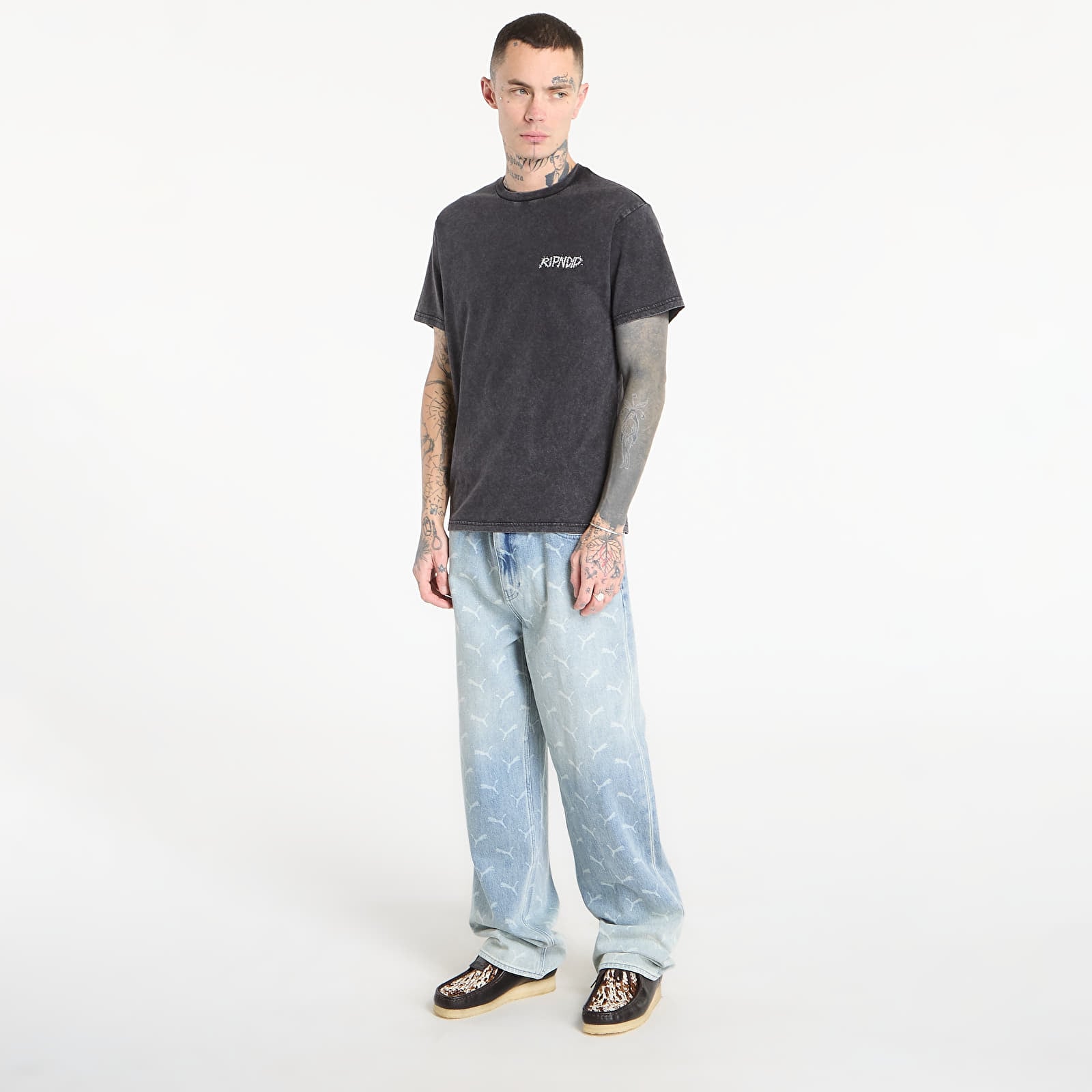 Pánske tričká RIPNDIP You Are Here Tee Black