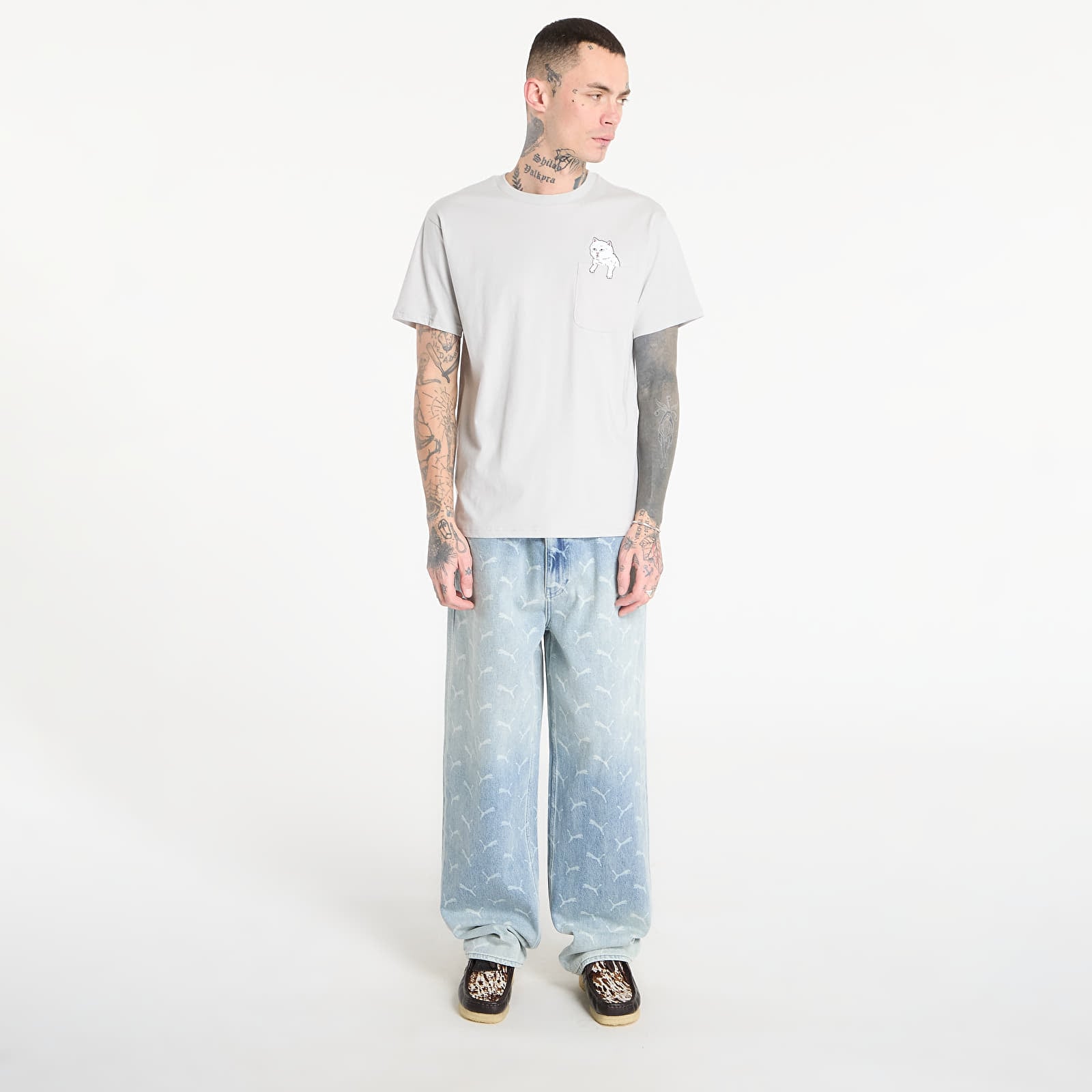 Tričká RIPNDIP For Sale Pocket Tee Grey