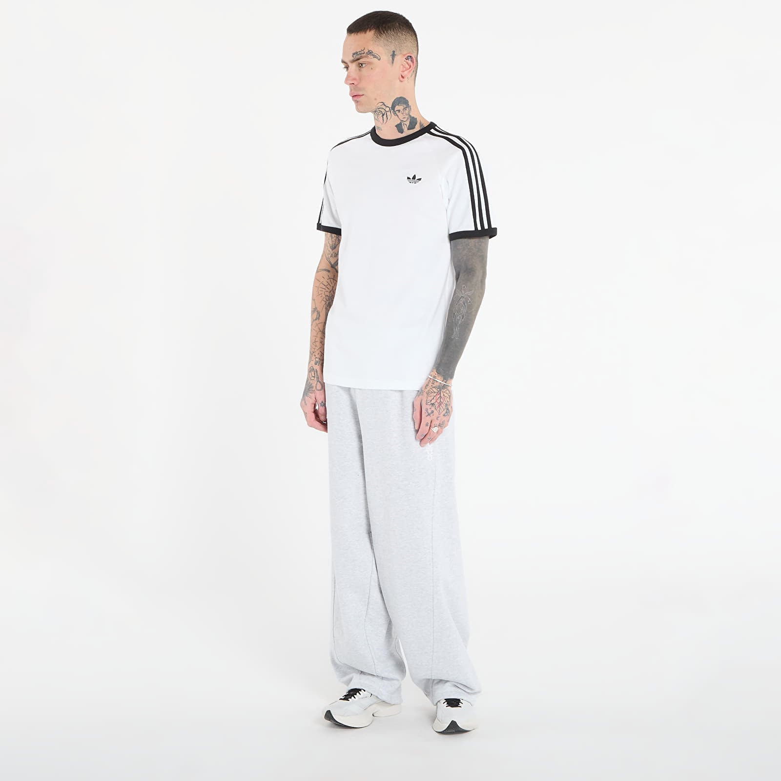 T-Shirts Männer adidas 3S Tee White