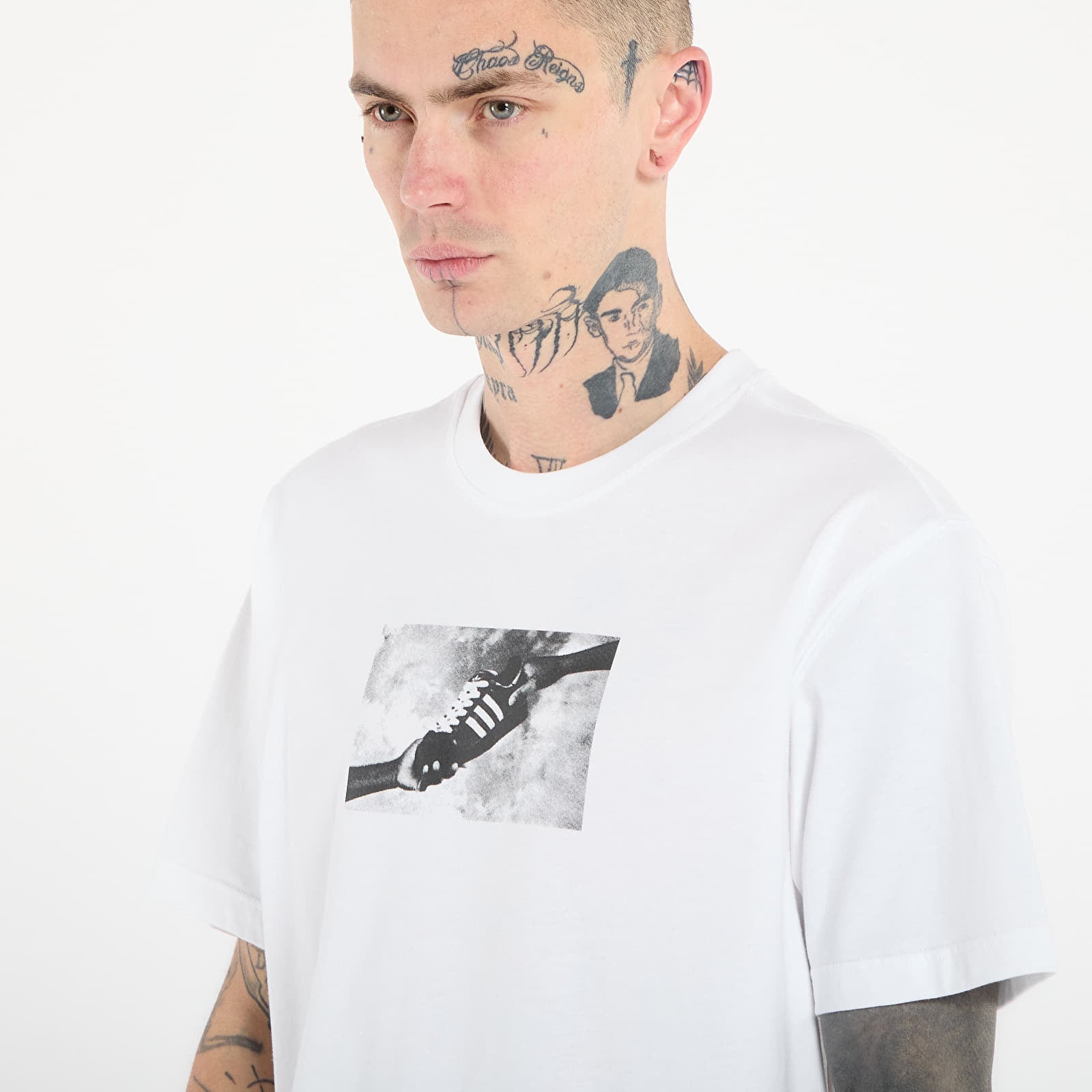 T-Shirts Männer adidas Gfx T White