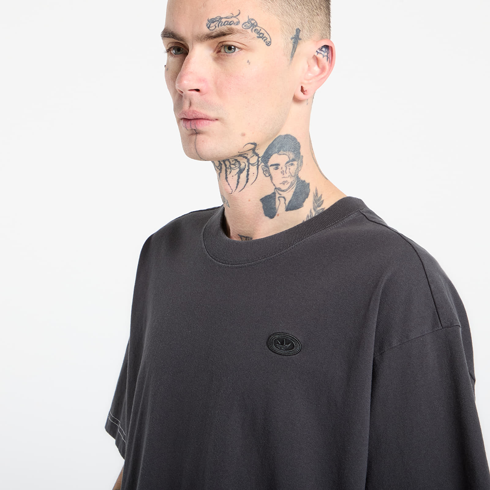 Miesten T-paidat adidas Graphic Ss Tee Carbon