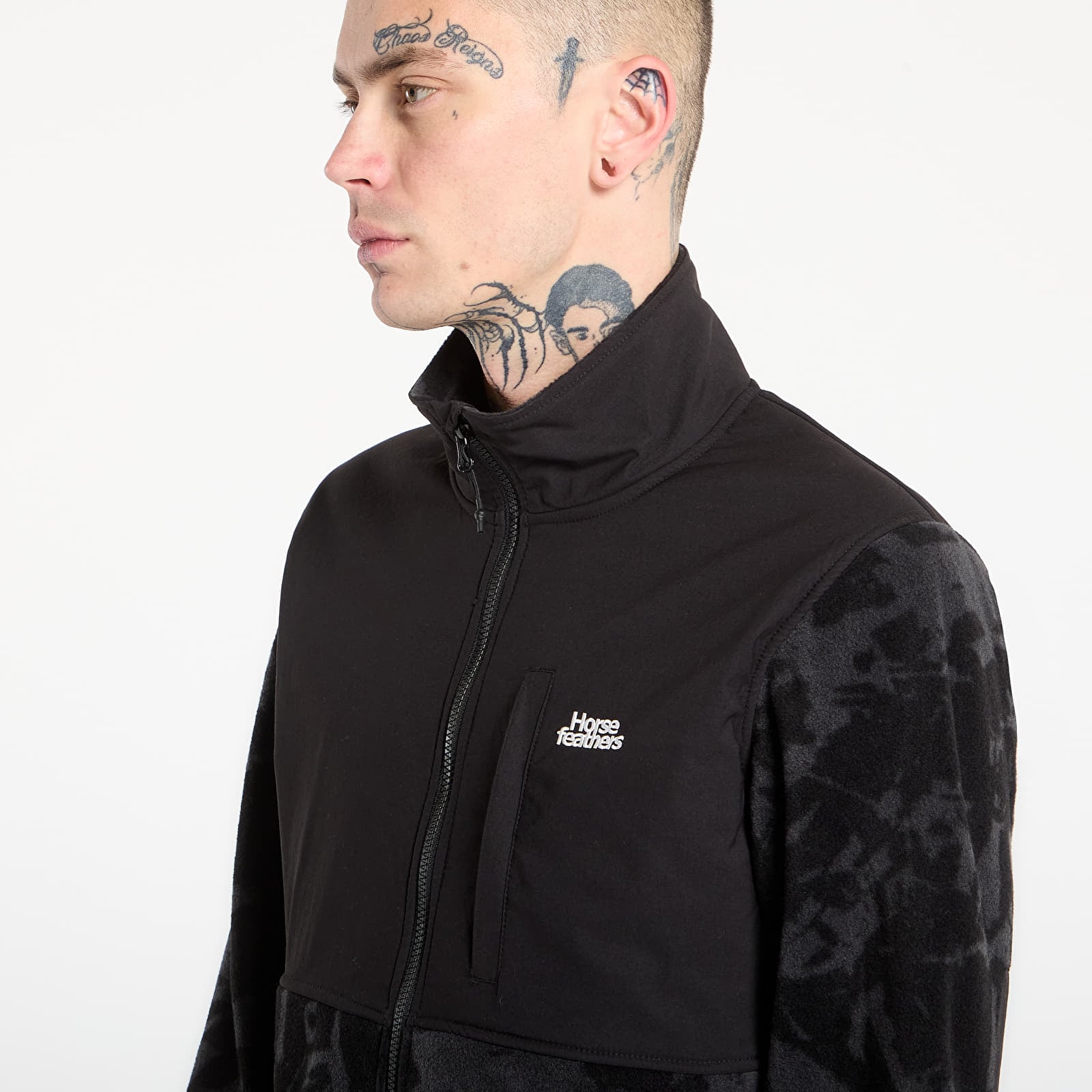 Pánske mikiny Horsefeathers Duval Fleece Sweatshirt Asphalt