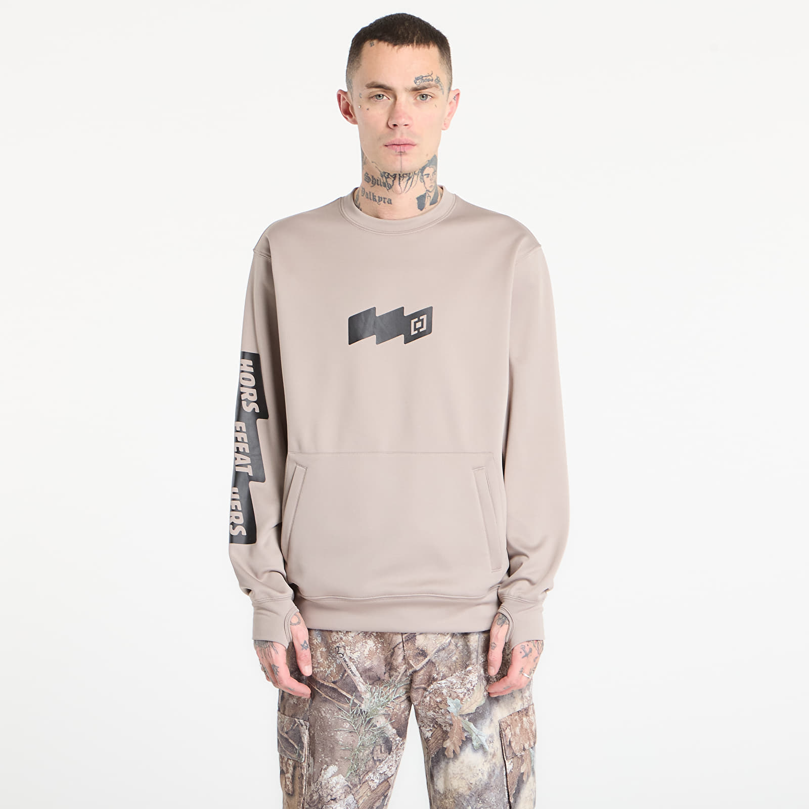 Miesten collegepaidat Horsefeathers Morten Sweatshirt Taupe