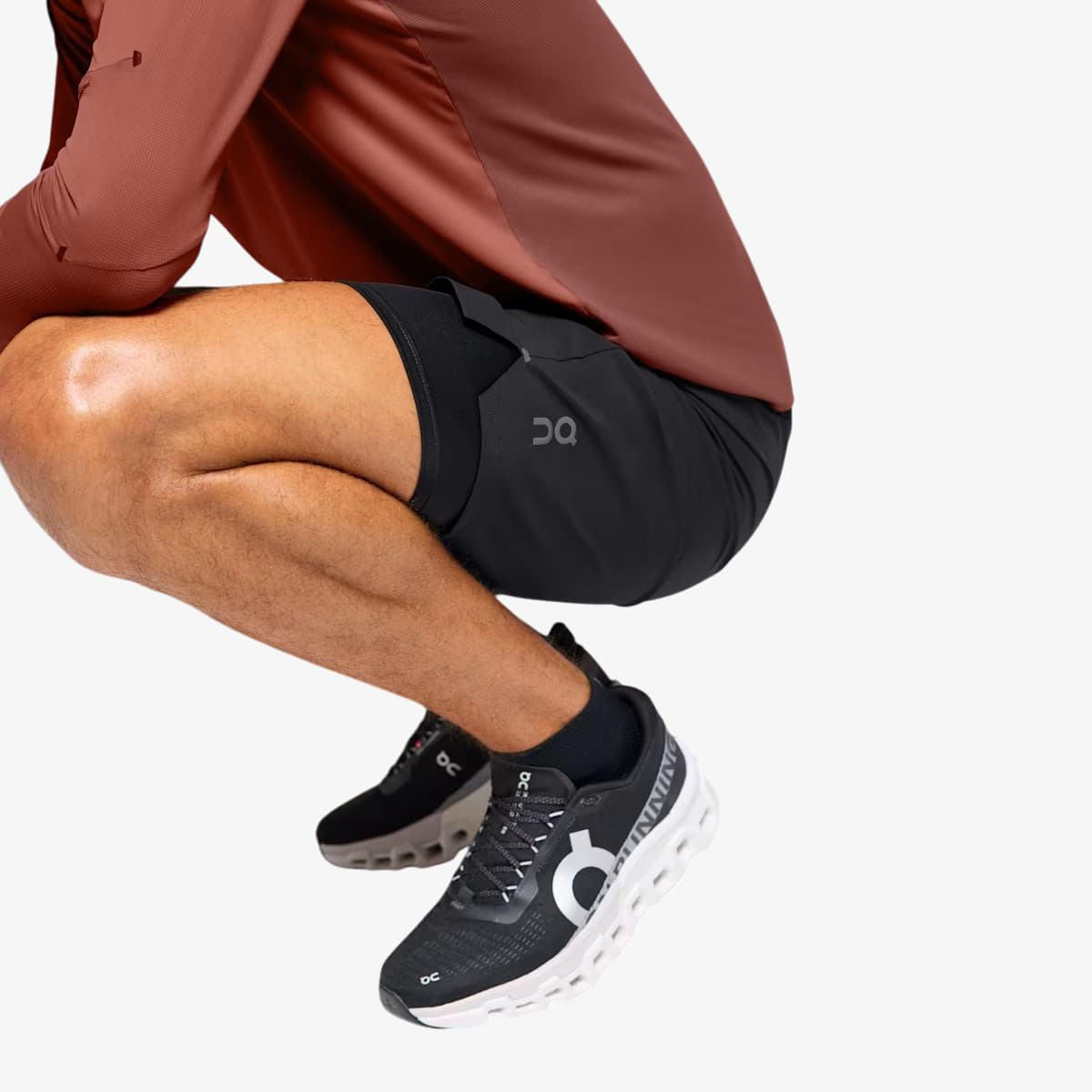 Шорты On Performance Hybrid Short Black
